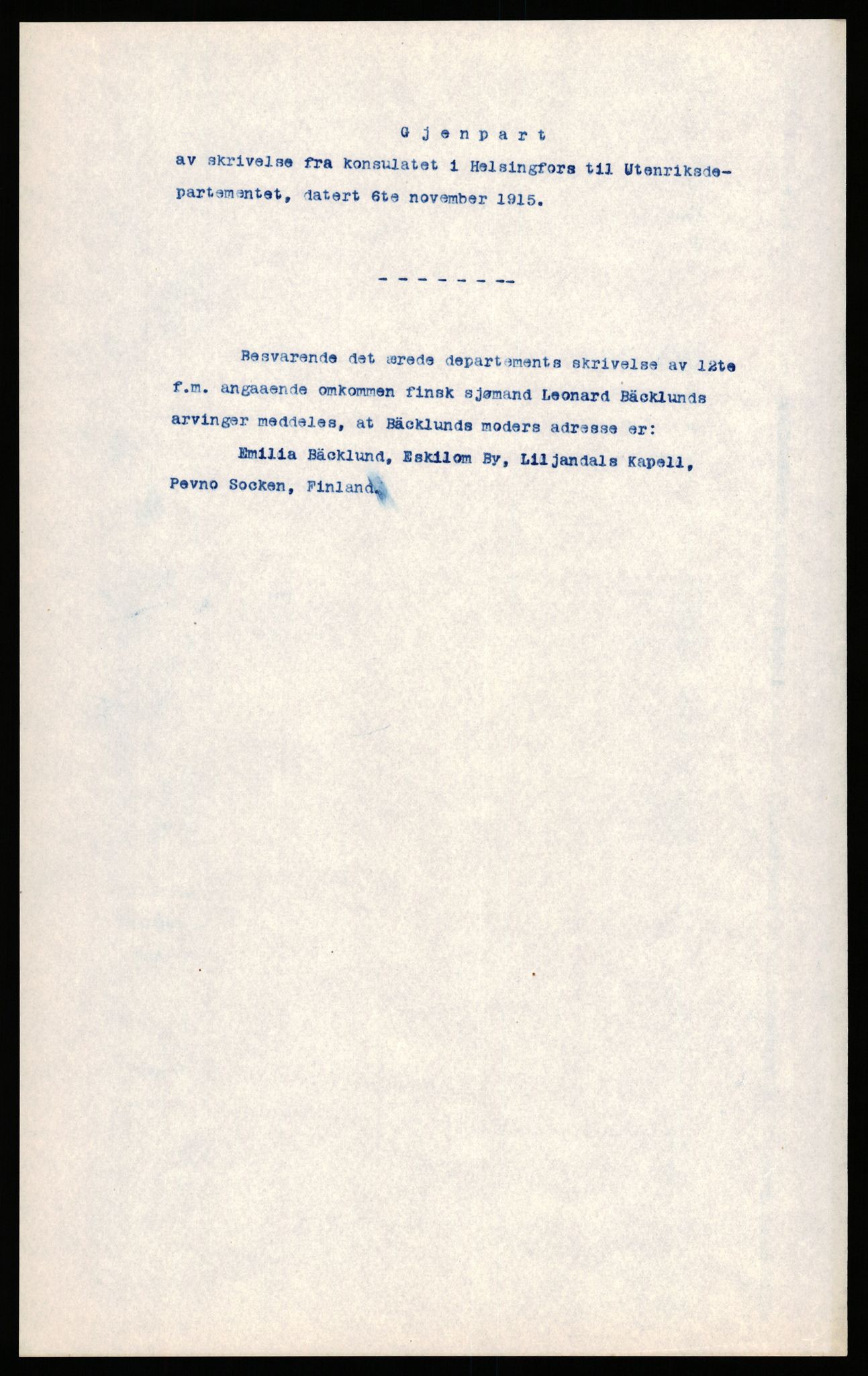 Handelsdepartementet, Sjøfartsavdelingen, 1. sjømannskontor, AV/RA-S-1405/D/Dm/L0010: Forliste skip Lar - Min, 1906-1920, p. 486