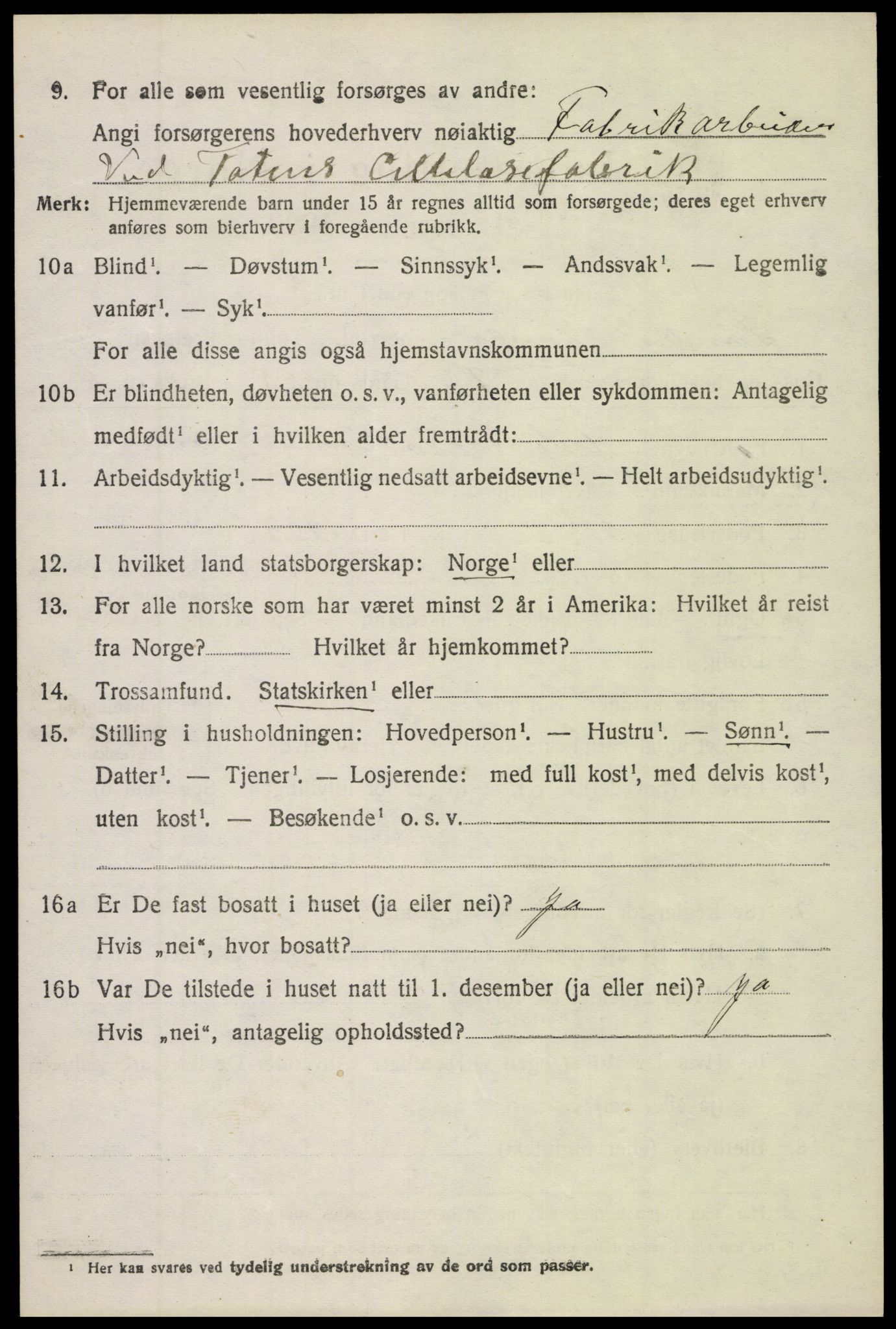 SAH, 1920 census for Søndre Land, 1920, p. 4966