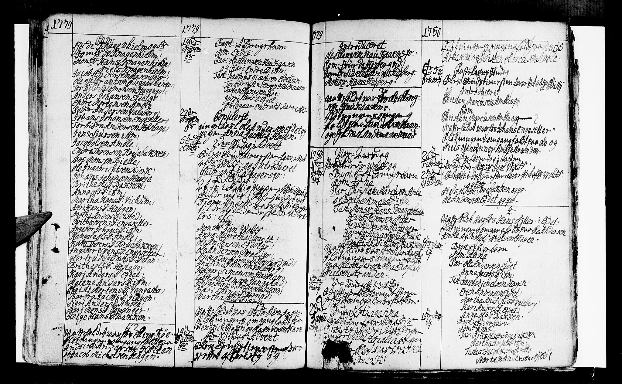 Sogndal sokneprestembete, SAB/A-81301/H/Haa/Haaa/L0004: Parish register (official) no. A 4, 1747-1782