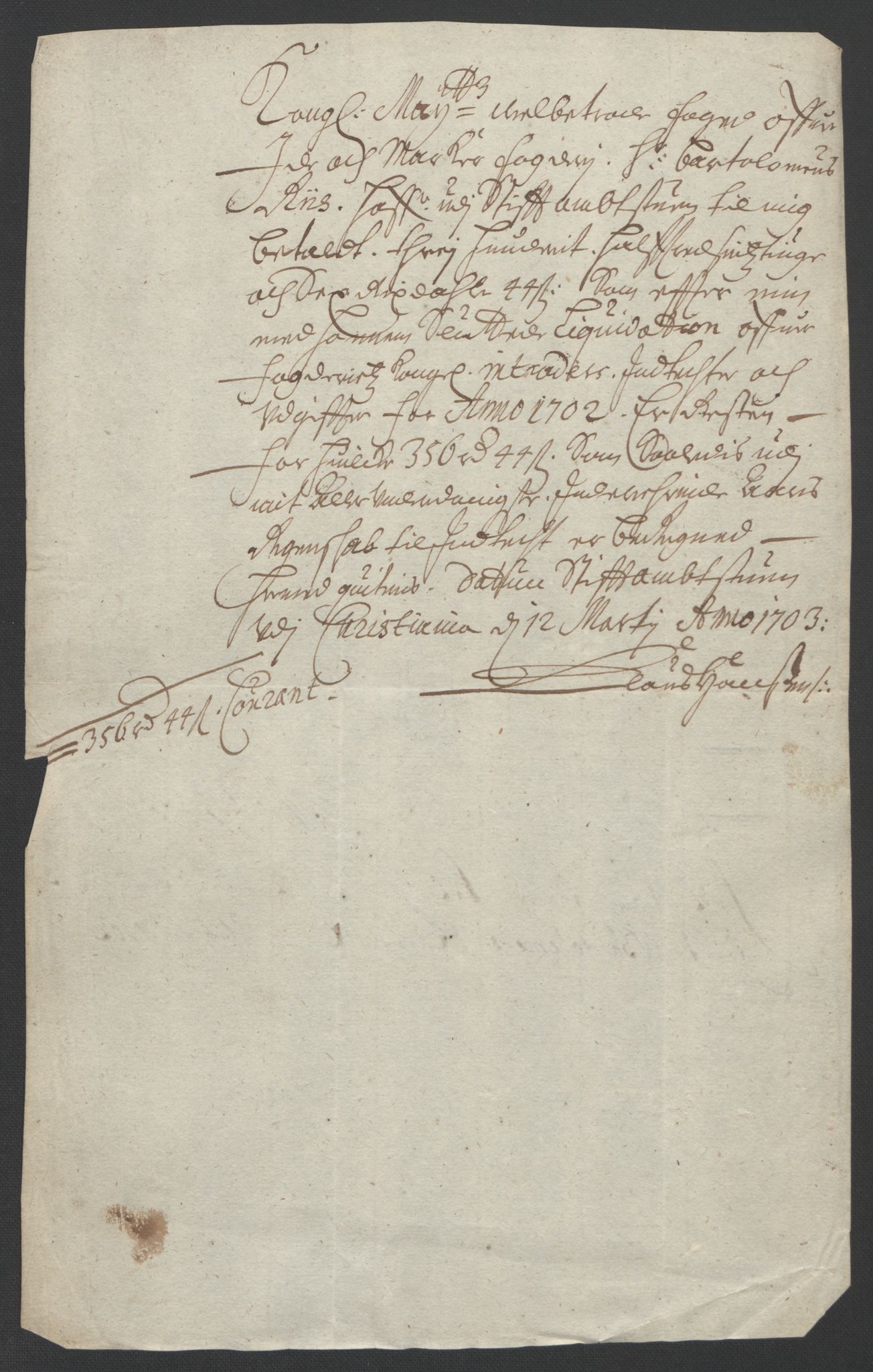 Rentekammeret inntil 1814, Reviderte regnskaper, Fogderegnskap, AV/RA-EA-4092/R01/L0016: Fogderegnskap Idd og Marker, 1702-1703, p. 227