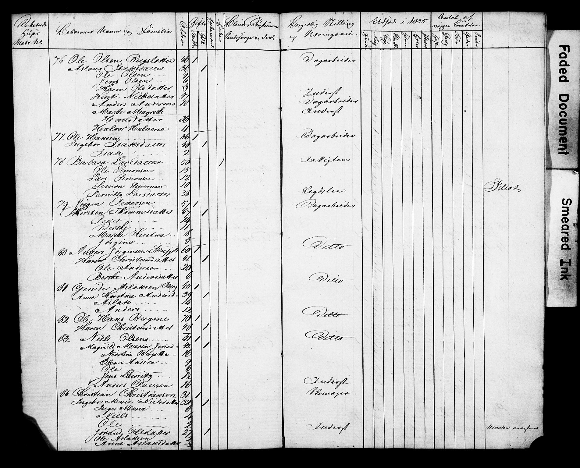 SAKO, 1835 Census for Gjerpen parish, Bratsbergkleven, Brekke nordre og søndre, 1835