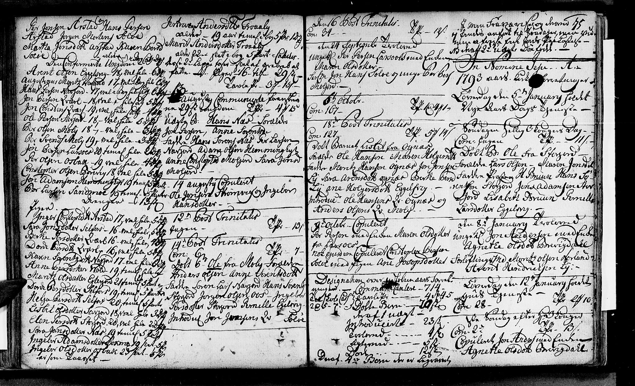 Ministerialprotokoller, klokkerbøker og fødselsregistre - Nordland, SAT/A-1459/846/L0643: Parish register (official) no. 846A01, 1748-1804, p. 75