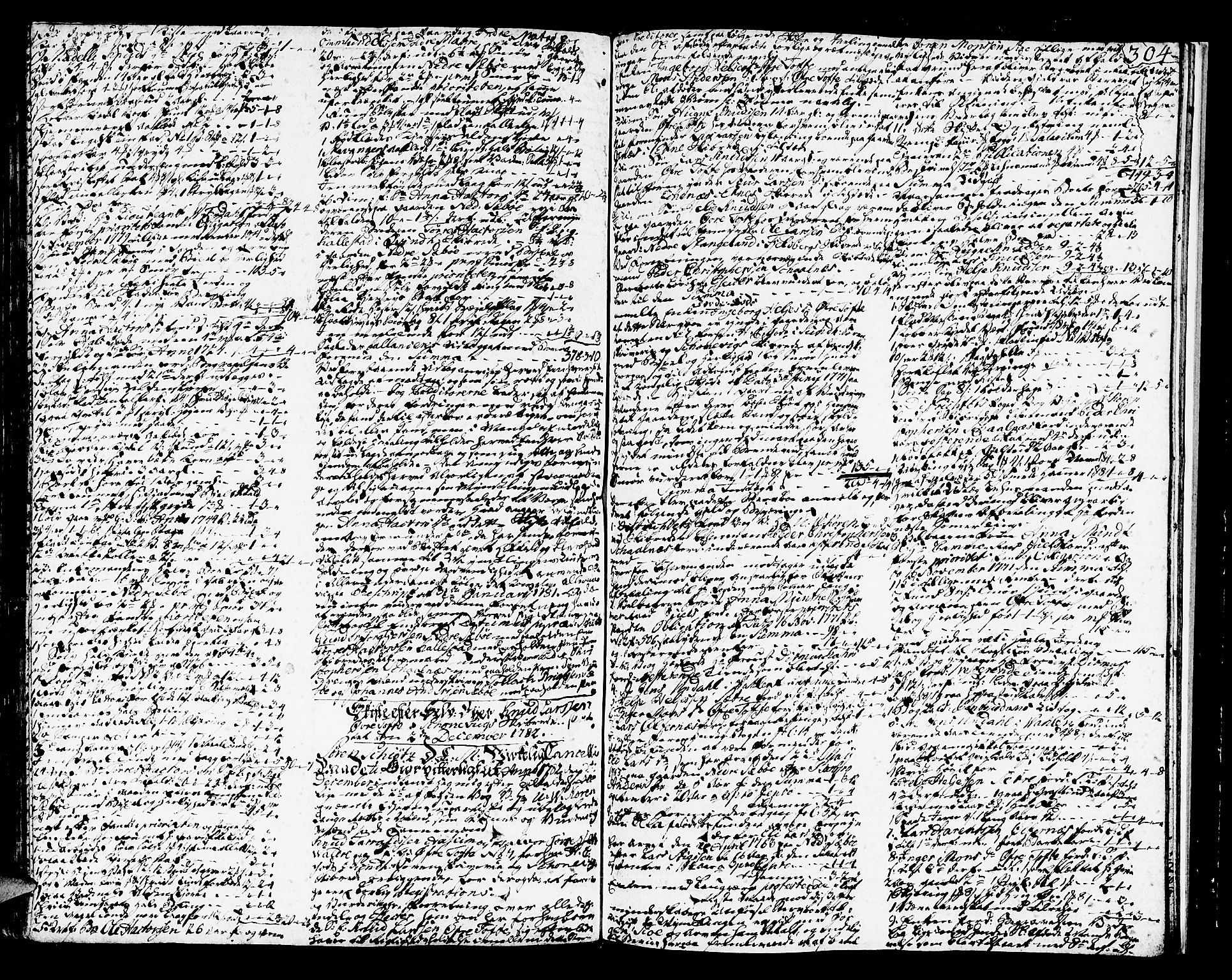 Sunnhordland sorenskrivar, SAB/A-2401/1/H/Ha/Haa/L0009: Skifteprotokollar. Register i protokoll. Fol. 639- ut, 1780-1783, p. 303b-304a