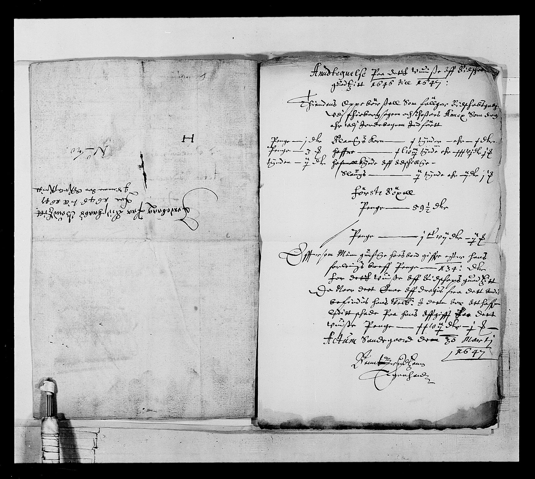 Stattholderembetet 1572-1771, AV/RA-EA-2870/Ek/L0022/0002: Jordebøker 1633-1658: / To jordebøker over biskopsgodset i Akershus bispedømme, 1646-1649, p. 10