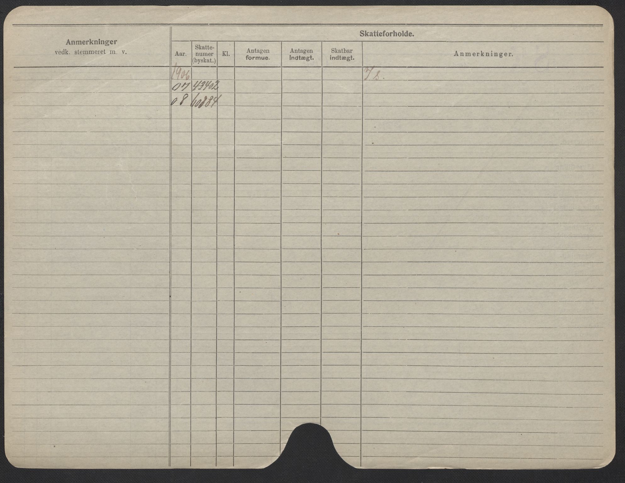 Oslo folkeregister, Registerkort, AV/SAO-A-11715/F/Fa/Fac/L0024: Kvinner, 1906-1914, p. 1001b