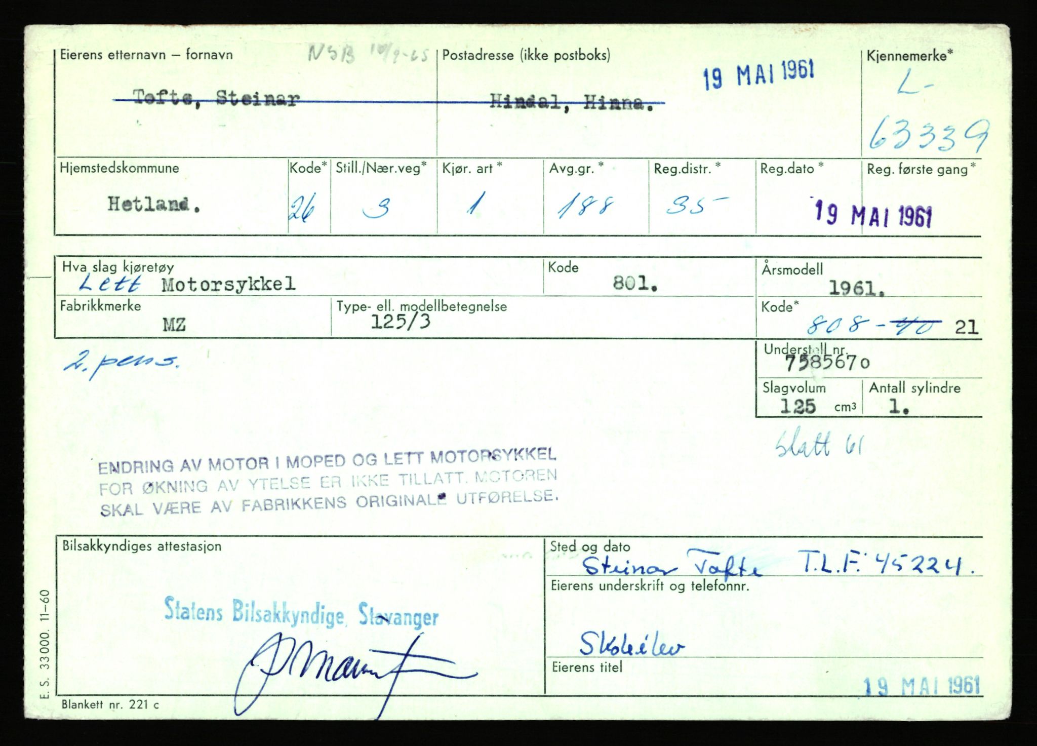 Stavanger trafikkstasjon, AV/SAST-A-101942/0/F/L0063: L-62700 - L-63799, 1930-1971, p. 1707