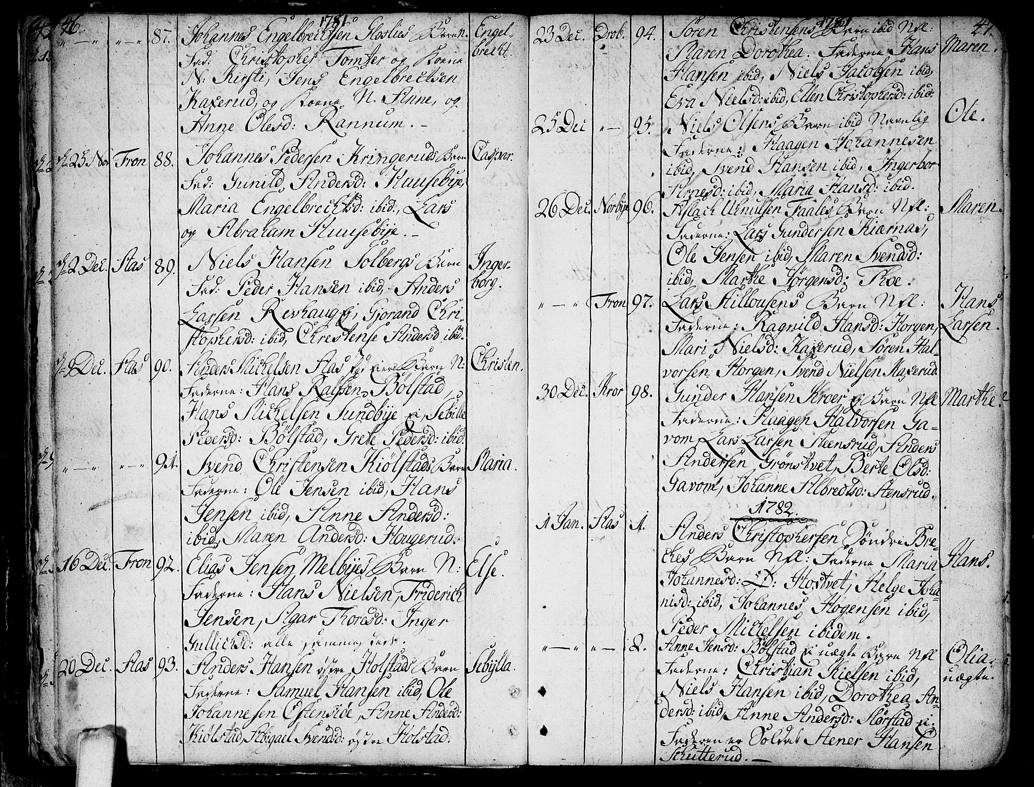 Ås prestekontor Kirkebøker, AV/SAO-A-10894/F/Fa/L0002: Parish register (official) no. I 2, 1778-1813, p. 46-47