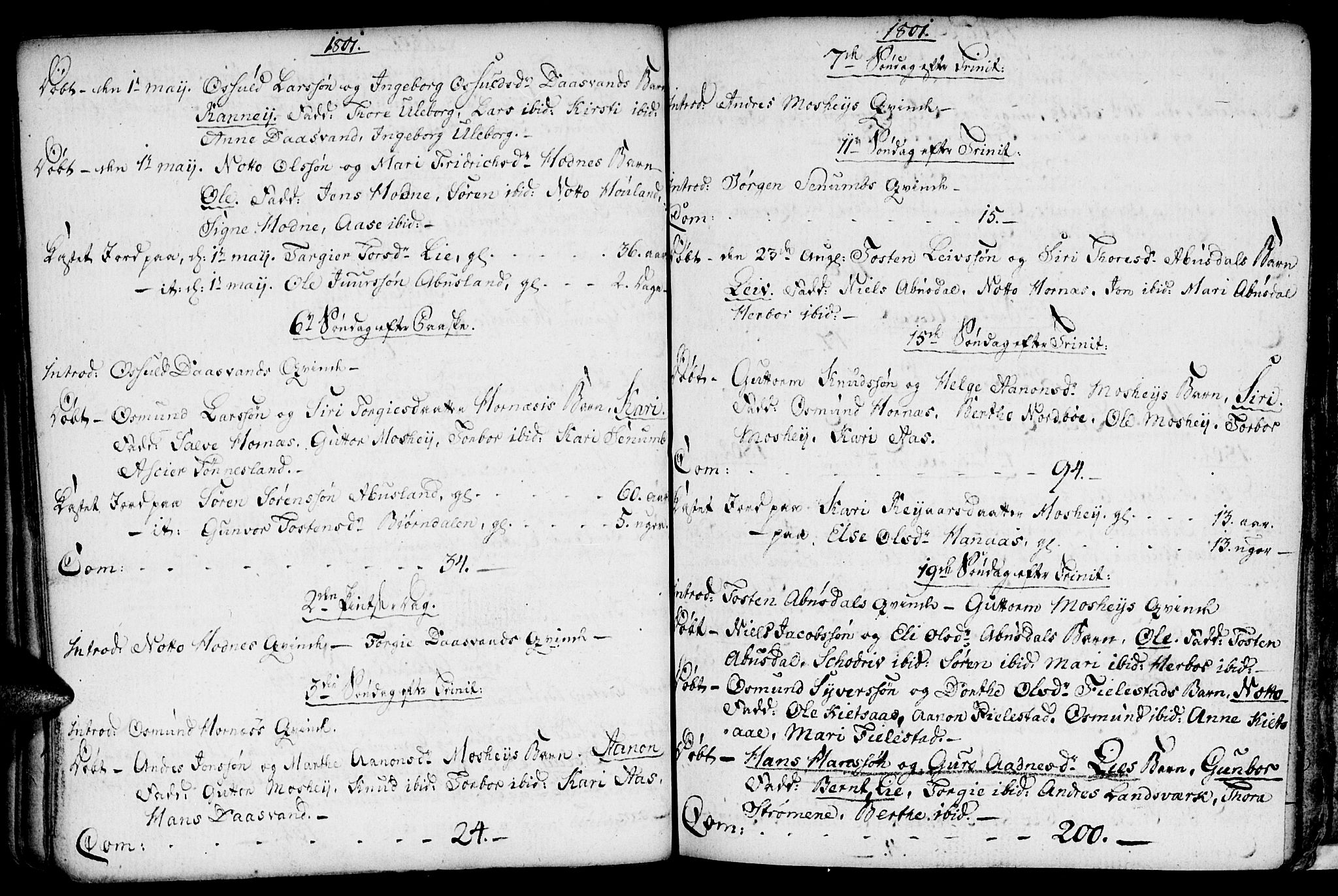 Evje sokneprestkontor, SAK/1111-0008/F/Fa/Fab/L0002: Parish register (official) no. A 2, 1765-1816, p. 98