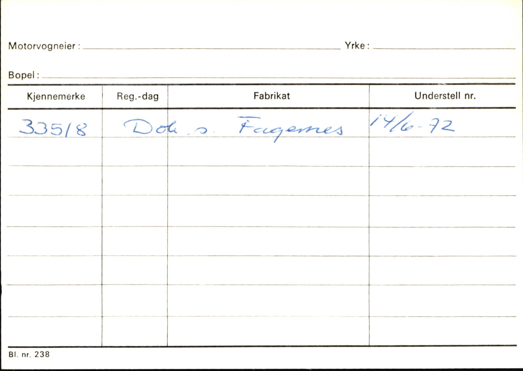 Statens vegvesen, Sogn og Fjordane vegkontor, AV/SAB-A-5301/4/F/L0145: Registerkort Vågsøy S-Å. Årdal I-P, 1945-1975, p. 951