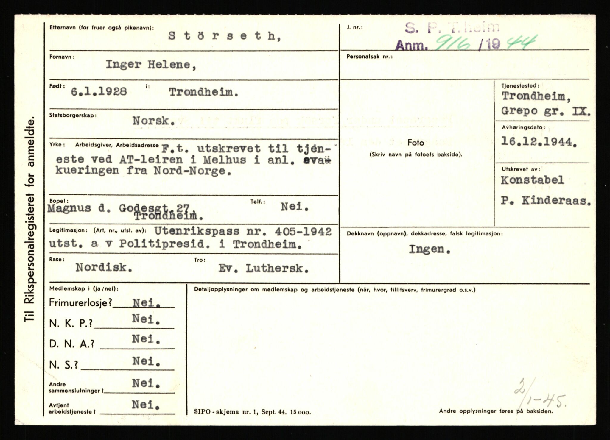 Statspolitiet - Hovedkontoret / Osloavdelingen, AV/RA-S-1329/C/Ca/L0014: Seterlien - Svartås, 1943-1945, p. 4635