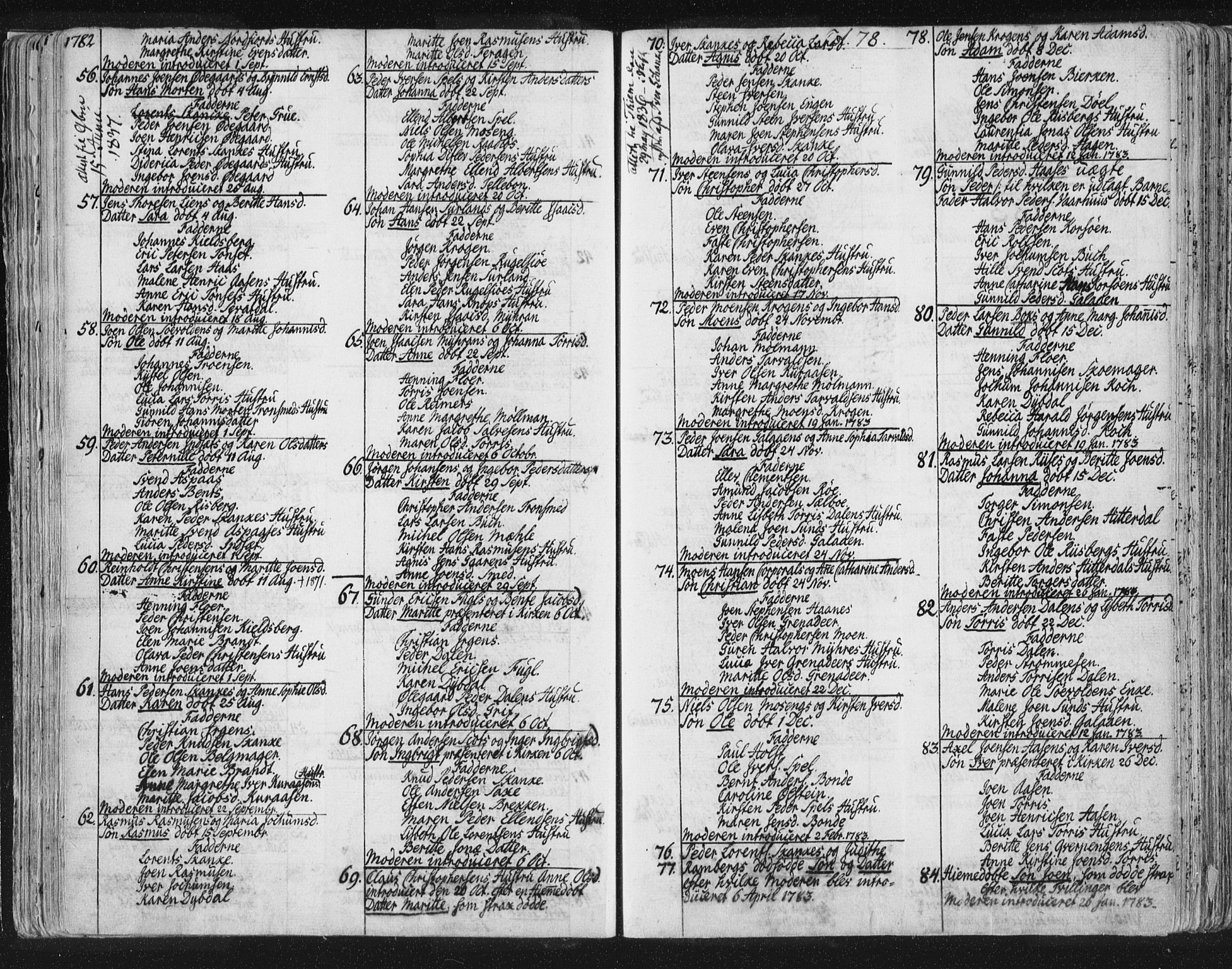 Ministerialprotokoller, klokkerbøker og fødselsregistre - Sør-Trøndelag, SAT/A-1456/681/L0926: Parish register (official) no. 681A04, 1767-1797, p. 78
