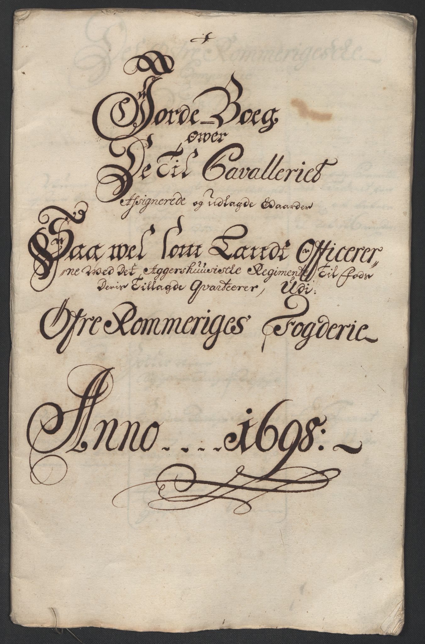 Rentekammeret inntil 1814, Reviderte regnskaper, Fogderegnskap, AV/RA-EA-4092/R12/L0710: Fogderegnskap Øvre Romerike, 1698, p. 280