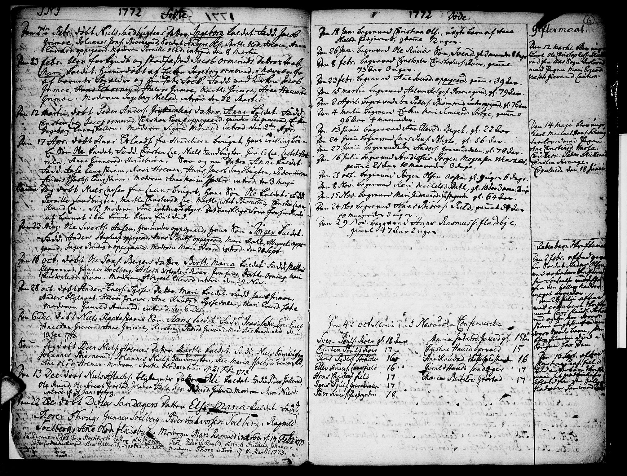 Nesodden prestekontor Kirkebøker, AV/SAO-A-10013/F/Fa/L0003: Parish register (official) no. I 3, 1769-1780, p. 6