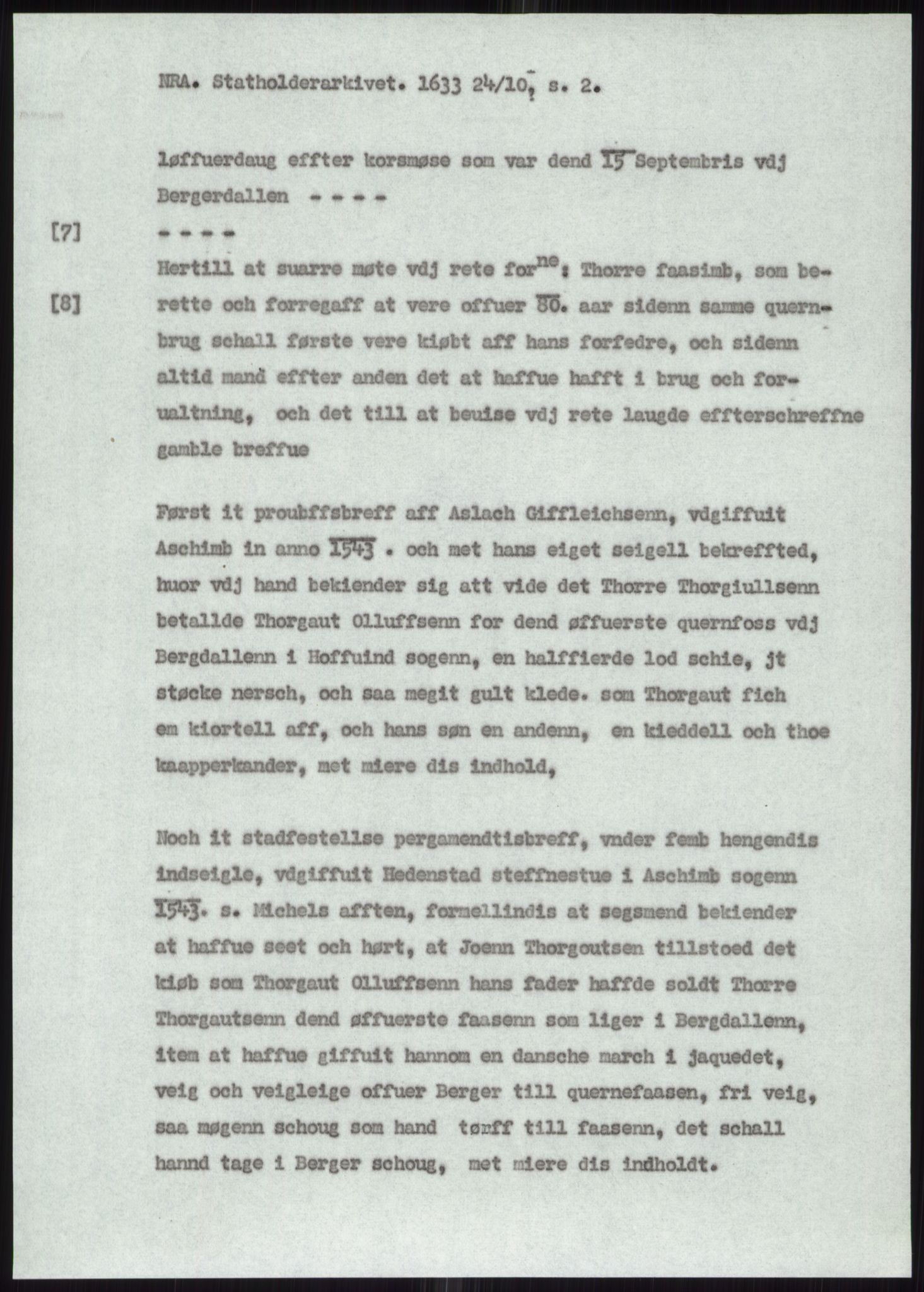 Samlinger til kildeutgivelse, Diplomavskriftsamlingen, AV/RA-EA-4053/H/Ha, p. 3274