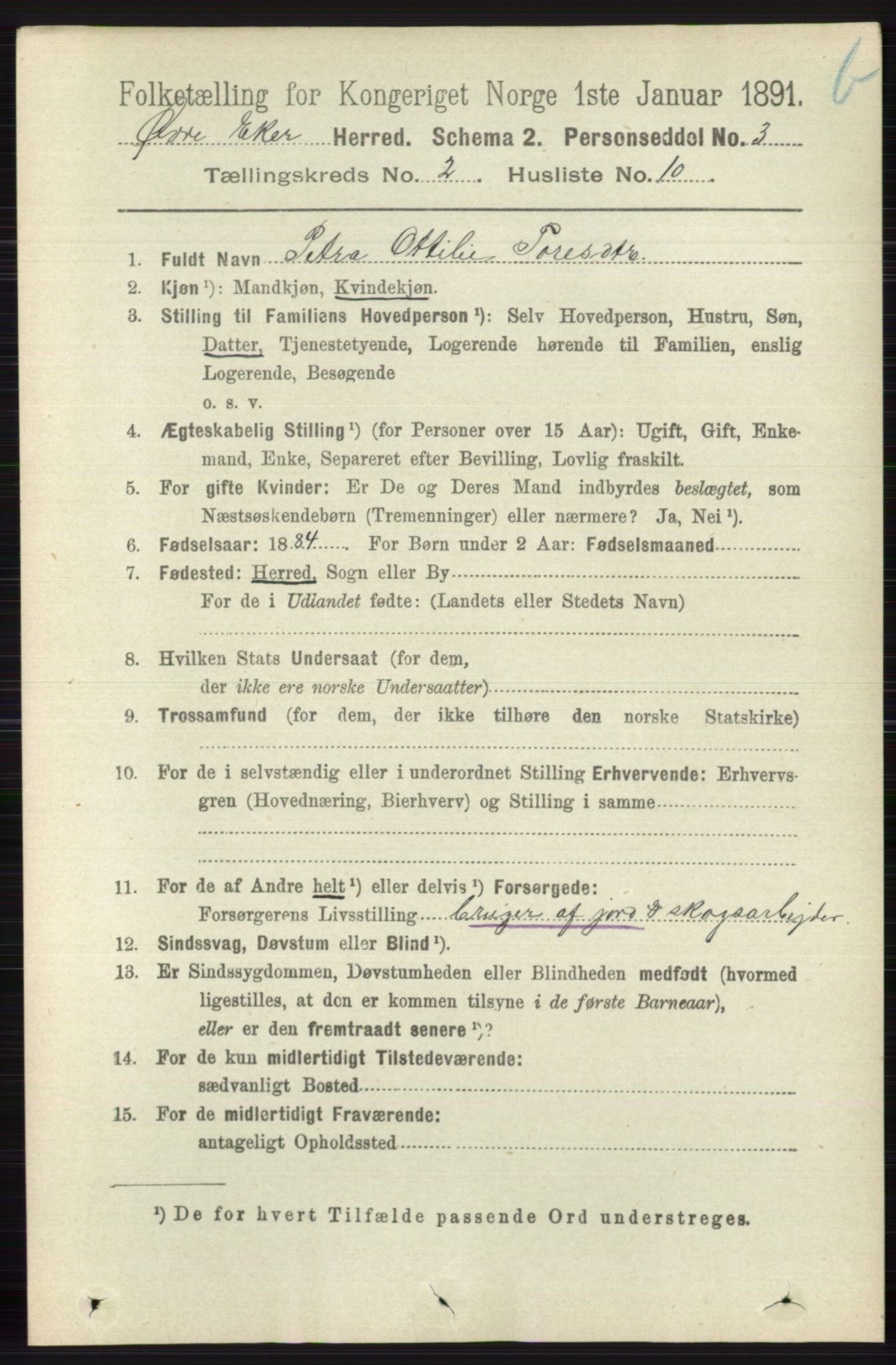 RA, 1891 census for 0624 Øvre Eiker, 1891, p. 8528