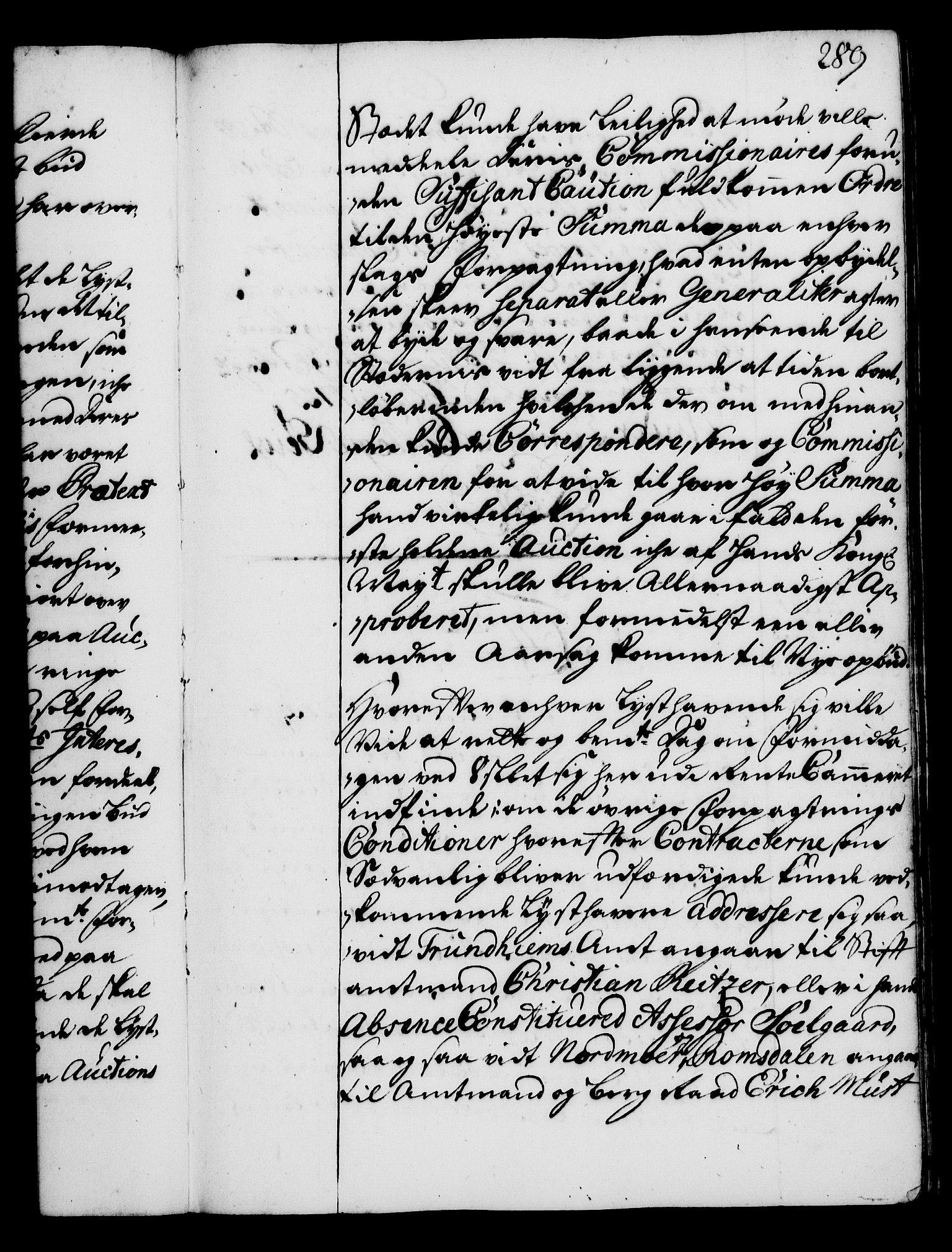 Rentekammeret, Kammerkanselliet, RA/EA-3111/G/Gg/Gga/L0002: Norsk ekspedisjonsprotokoll med register (merket RK 53.2), 1723-1727, p. 289