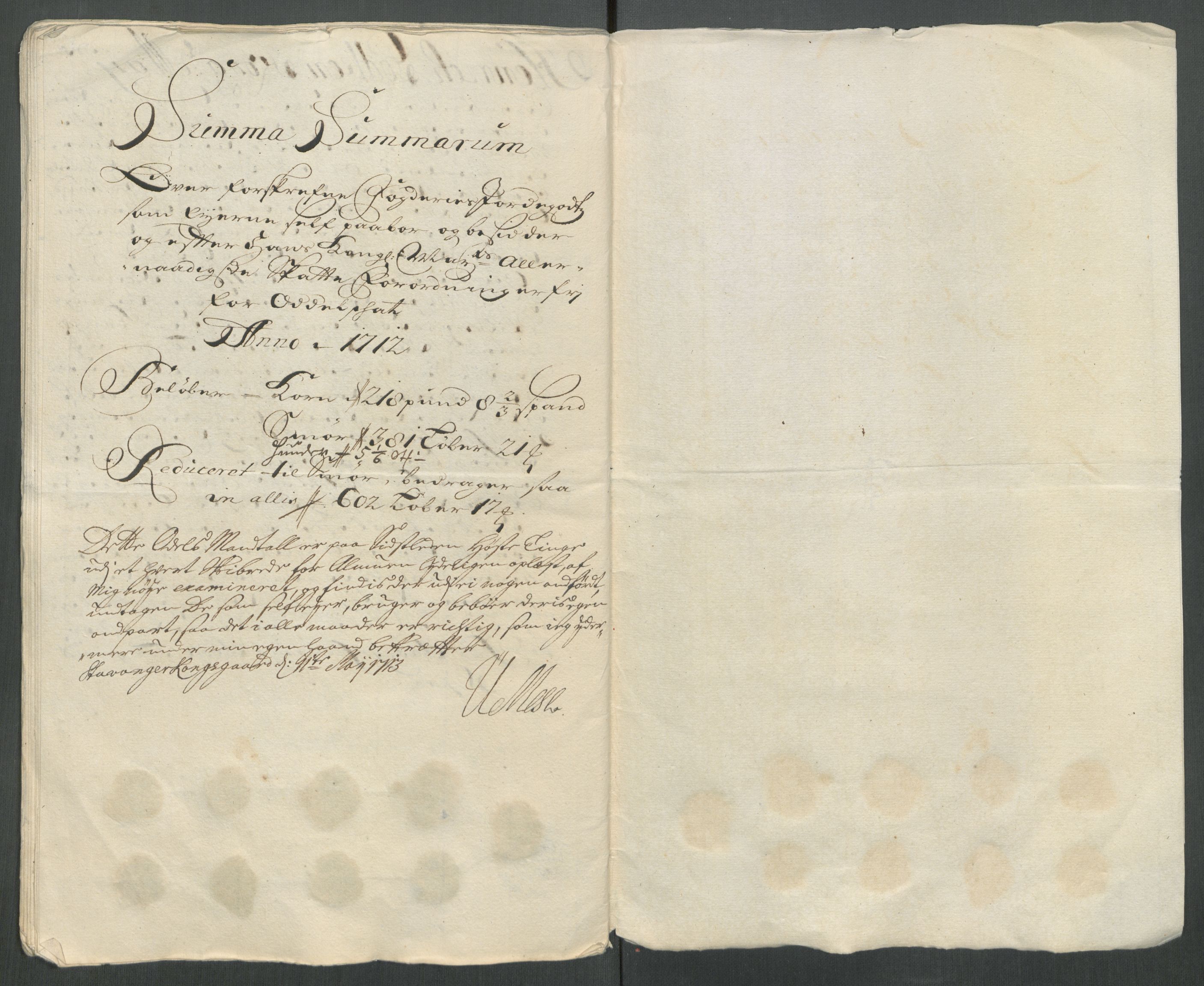 Rentekammeret inntil 1814, Reviderte regnskaper, Fogderegnskap, AV/RA-EA-4092/R47/L2865: Fogderegnskap Ryfylke, 1712, p. 306