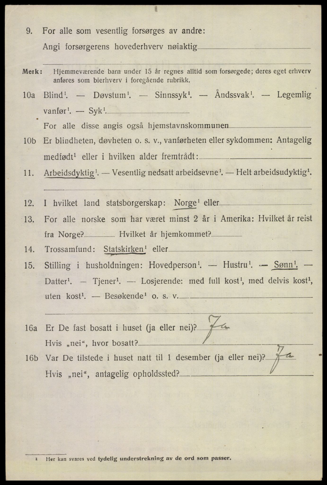 SAKO, 1920 census for Sem, 1920, p. 11200