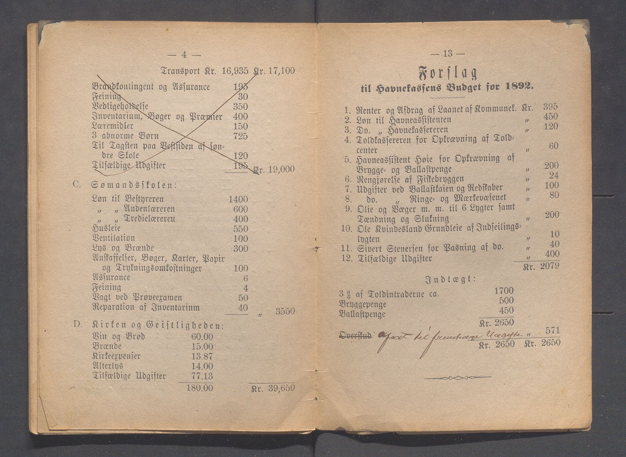 Haugesund kommune - Formannskapet og Bystyret, IKAR/A-740/A/Abb/L0001: Bystyreforhandlinger, 1889-1907, p. 107