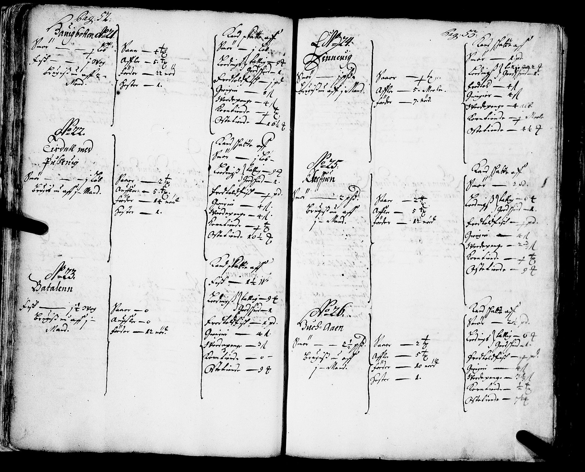 Rentekammeret inntil 1814, Realistisk ordnet avdeling, RA/EA-4070/N/Nb/Nba/L0043: Sunnfjord fogderi, 1667, p. 52-53