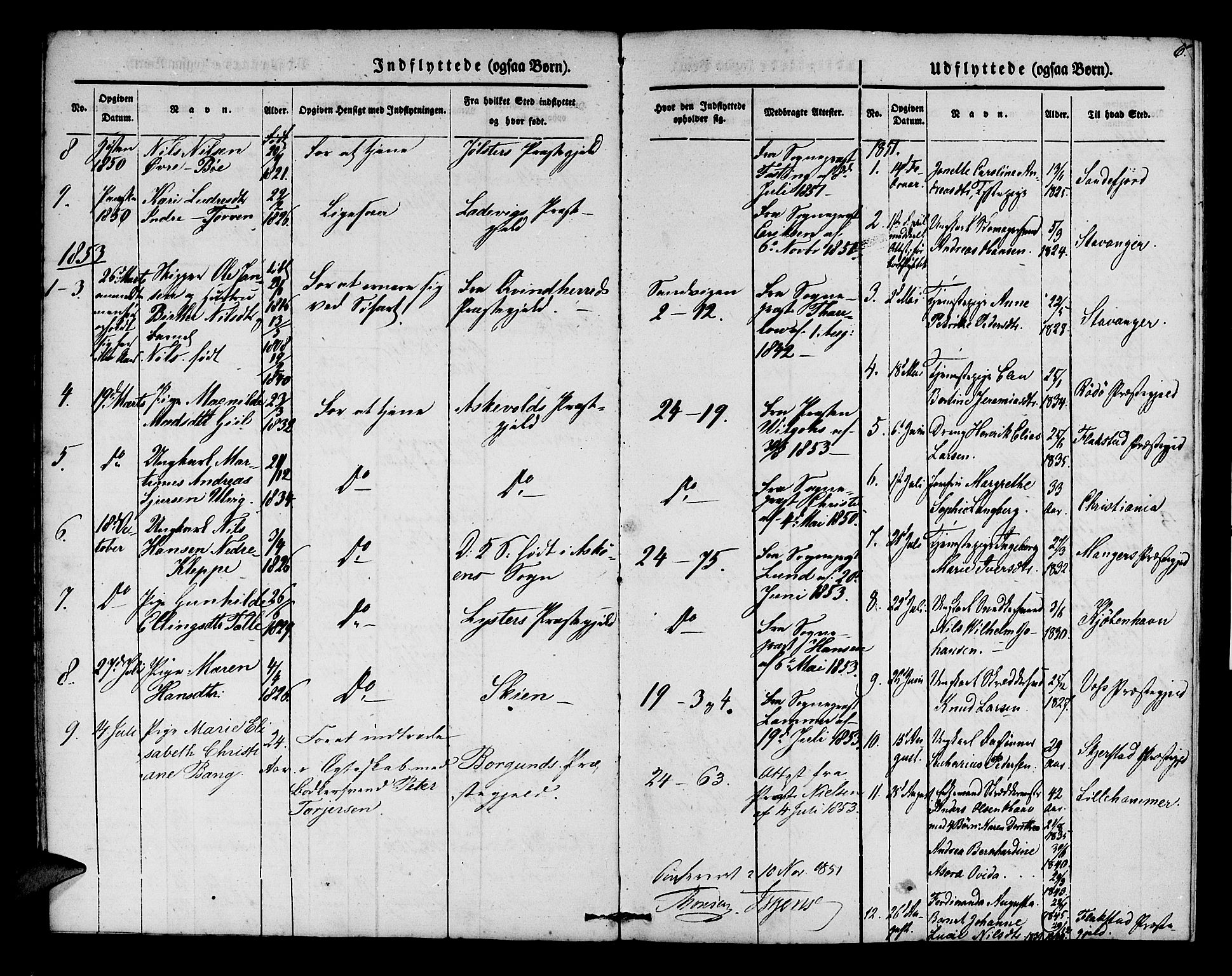 Korskirken sokneprestembete, SAB/A-76101/H/Hab: Parish register (copy) no. F 1, 1844-1858, p. 6
