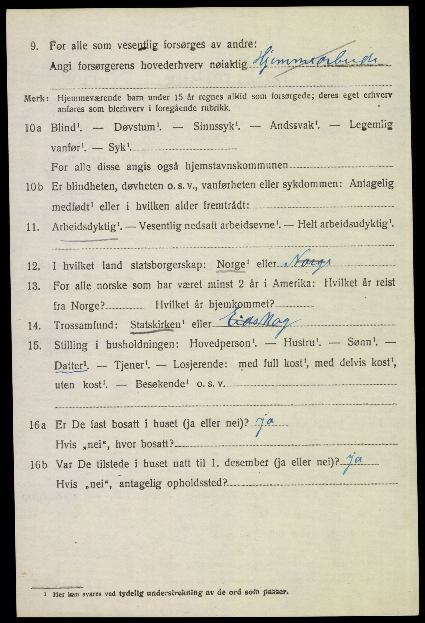 SAH, 1920 census for Eidskog, 1920, p. 11740