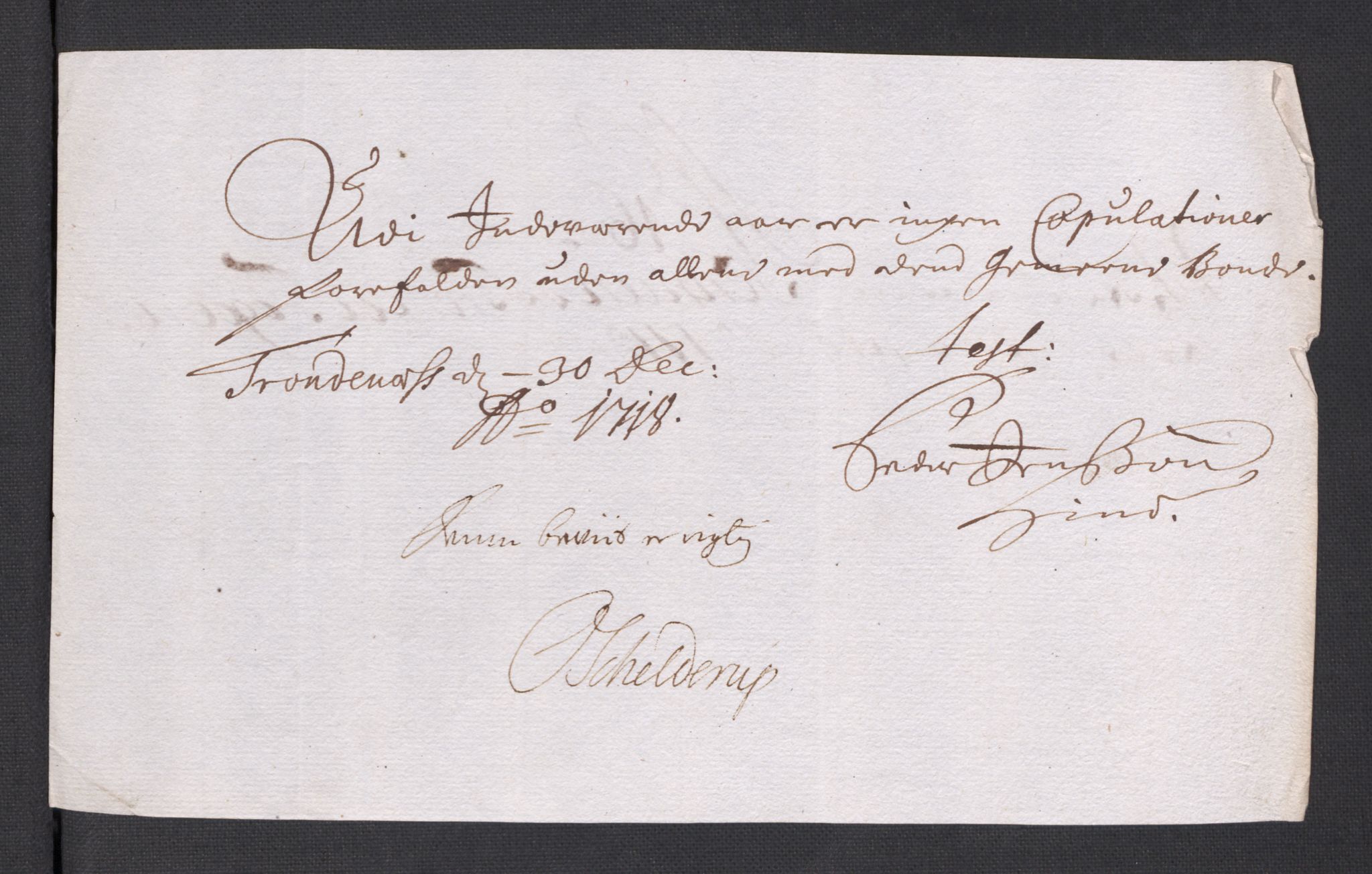 Rentekammeret inntil 1814, Reviderte regnskaper, Fogderegnskap, AV/RA-EA-4092/R68/L4764: Fogderegnskap Senja og Troms, 1718, p. 123