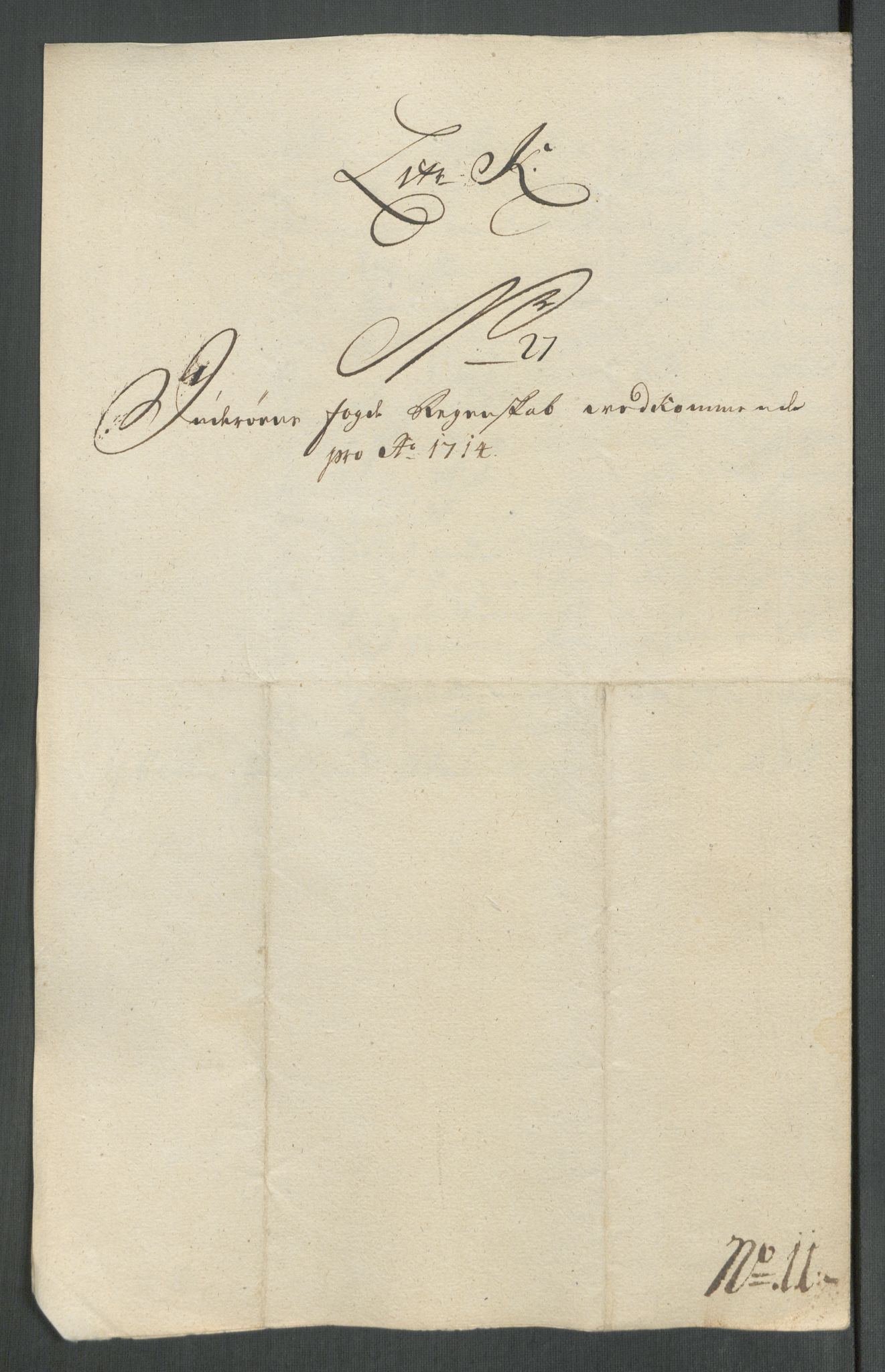 Rentekammeret inntil 1814, Reviderte regnskaper, Fogderegnskap, RA/EA-4092/R63/L4322: Fogderegnskap Inderøy, 1714, p. 292