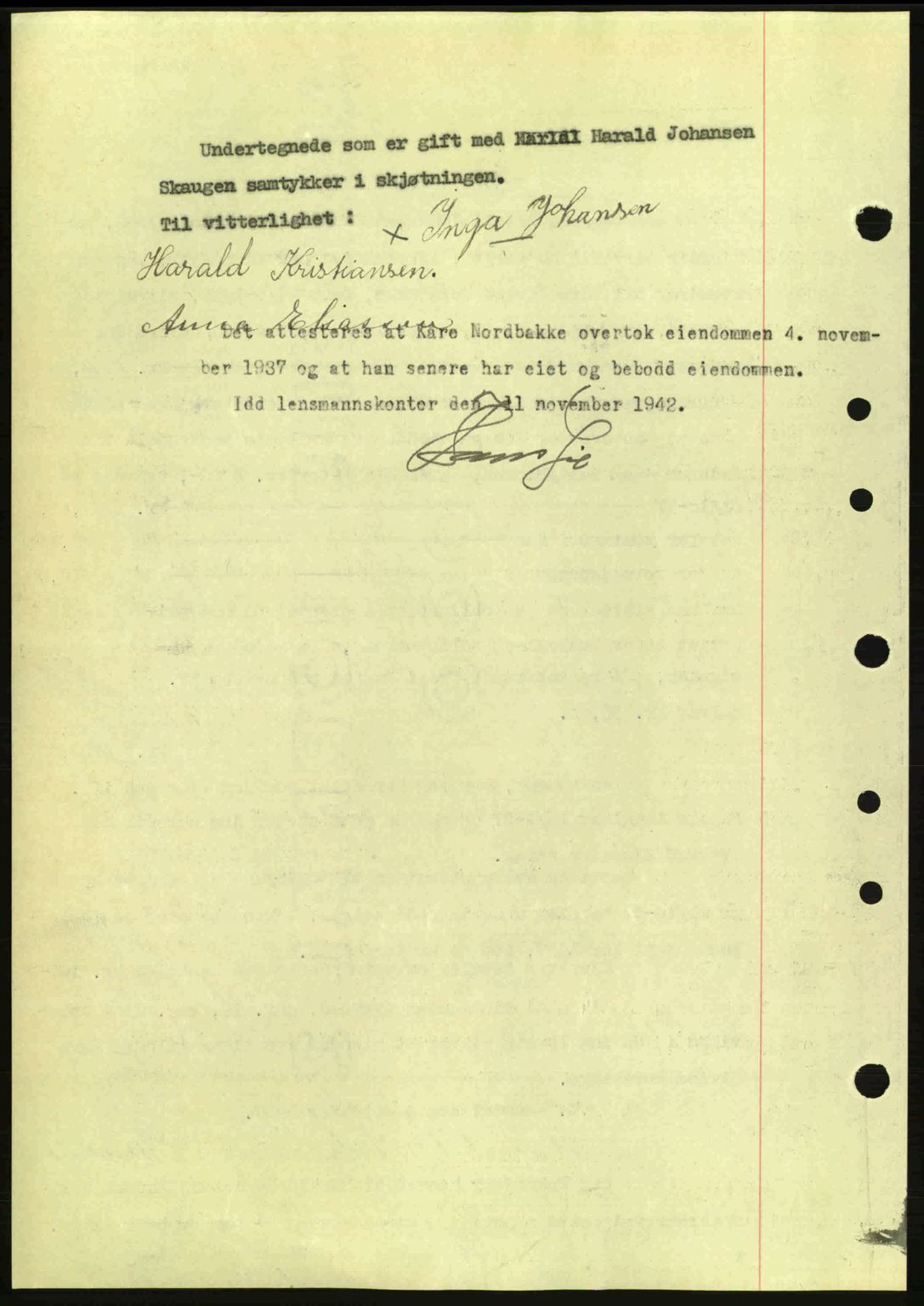 Idd og Marker sorenskriveri, AV/SAO-A-10283/G/Gb/Gbb/L0005: Mortgage book no. A5, 1941-1943, Diary no: : 731/1942