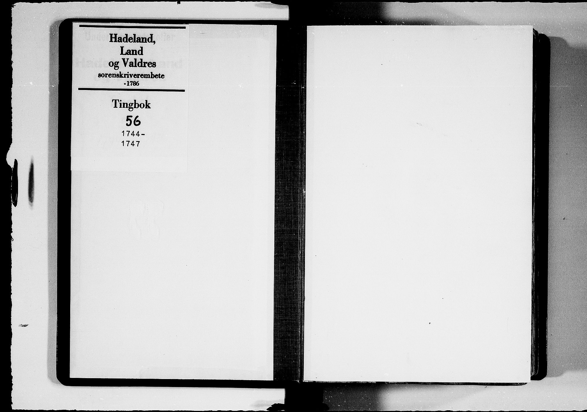 Hadeland, Land og Valdres sorenskriveri, AV/SAH-TING-028/G/Gb/L0056: Tingbok, 1744-1747