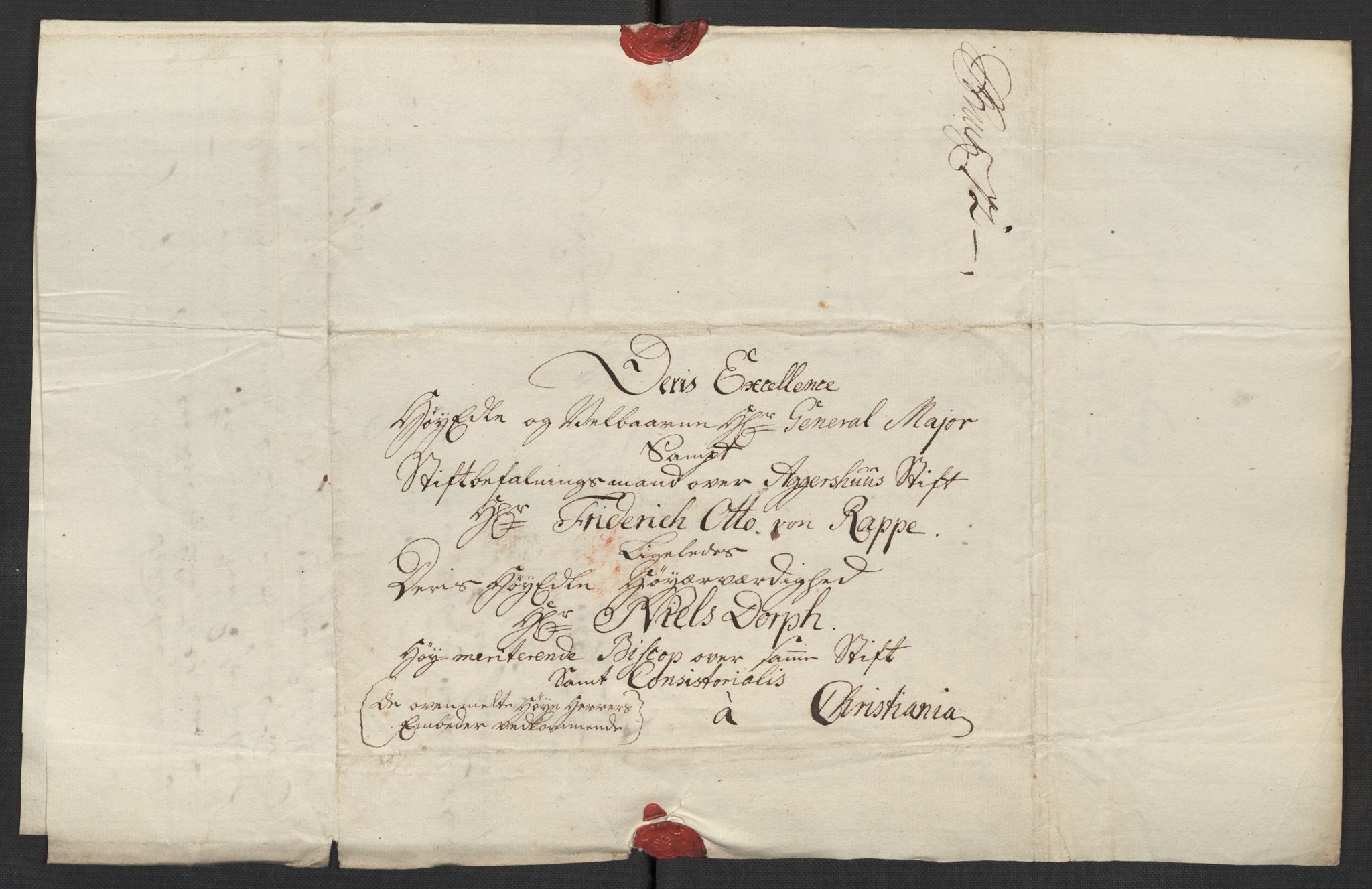 Kristiania tukthus, AV/SAO-A-10644/A/Ad/Adb/L0011: Innkomne skriv, rapporter og regnskap, 1742-1783, p. 332