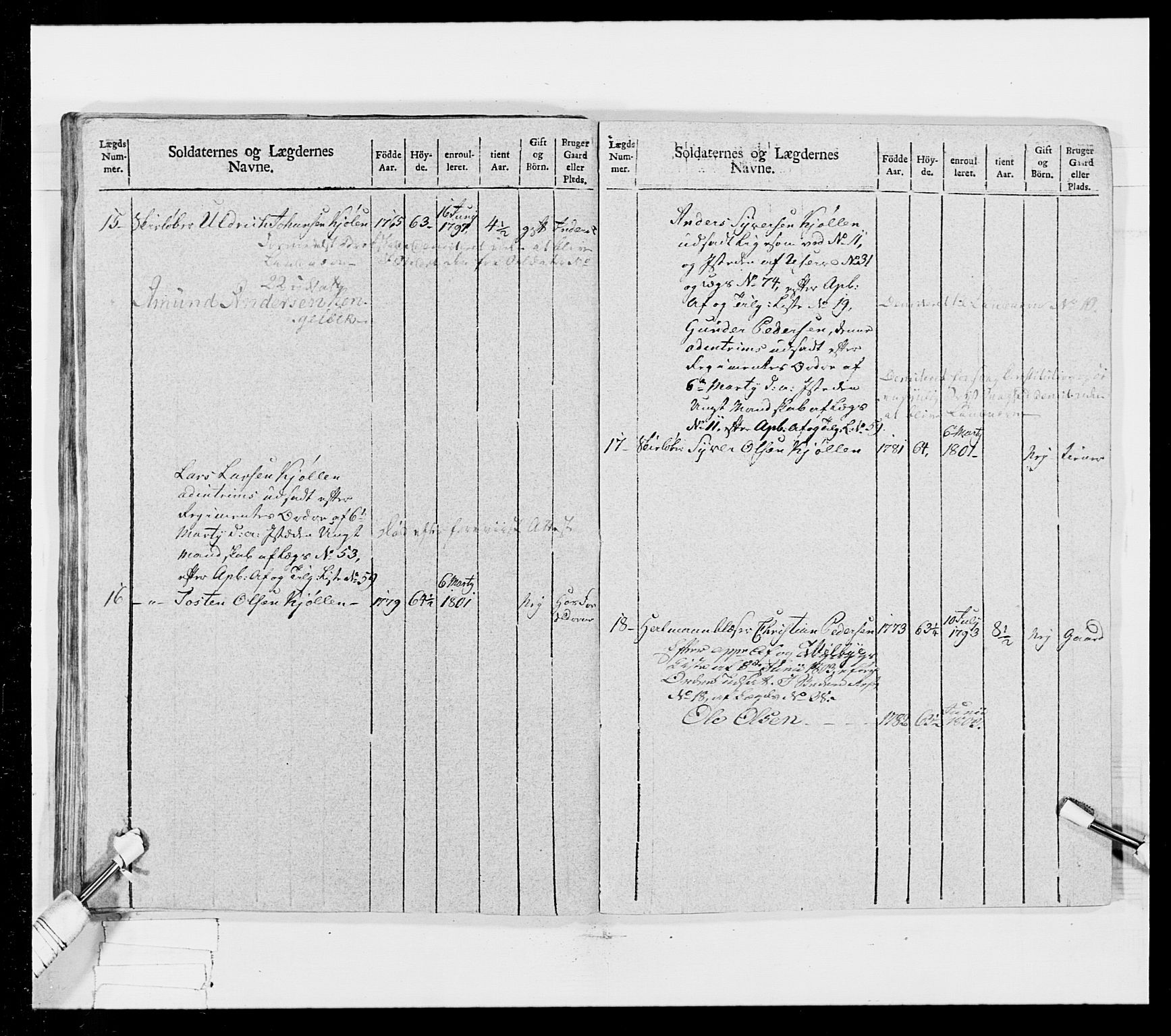 Generalitets- og kommissariatskollegiet, Det kongelige norske kommissariatskollegium, AV/RA-EA-5420/E/Eh/L0025: Skiløperkompaniene, 1766-1803, p. 451