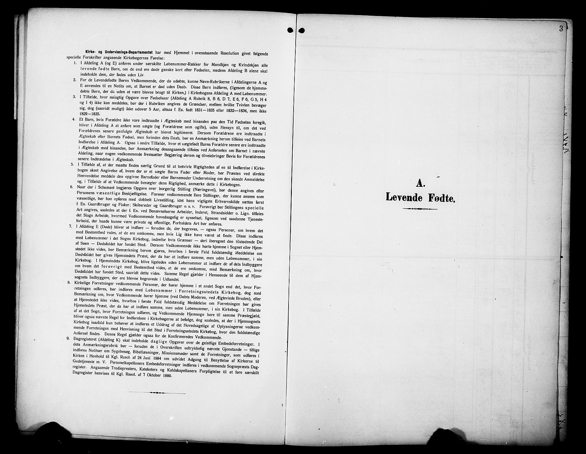 Øyer prestekontor, SAH/PREST-084/H/Ha/Hab/L0006: Parish register (copy) no. 6, 1906-1929, p. 3