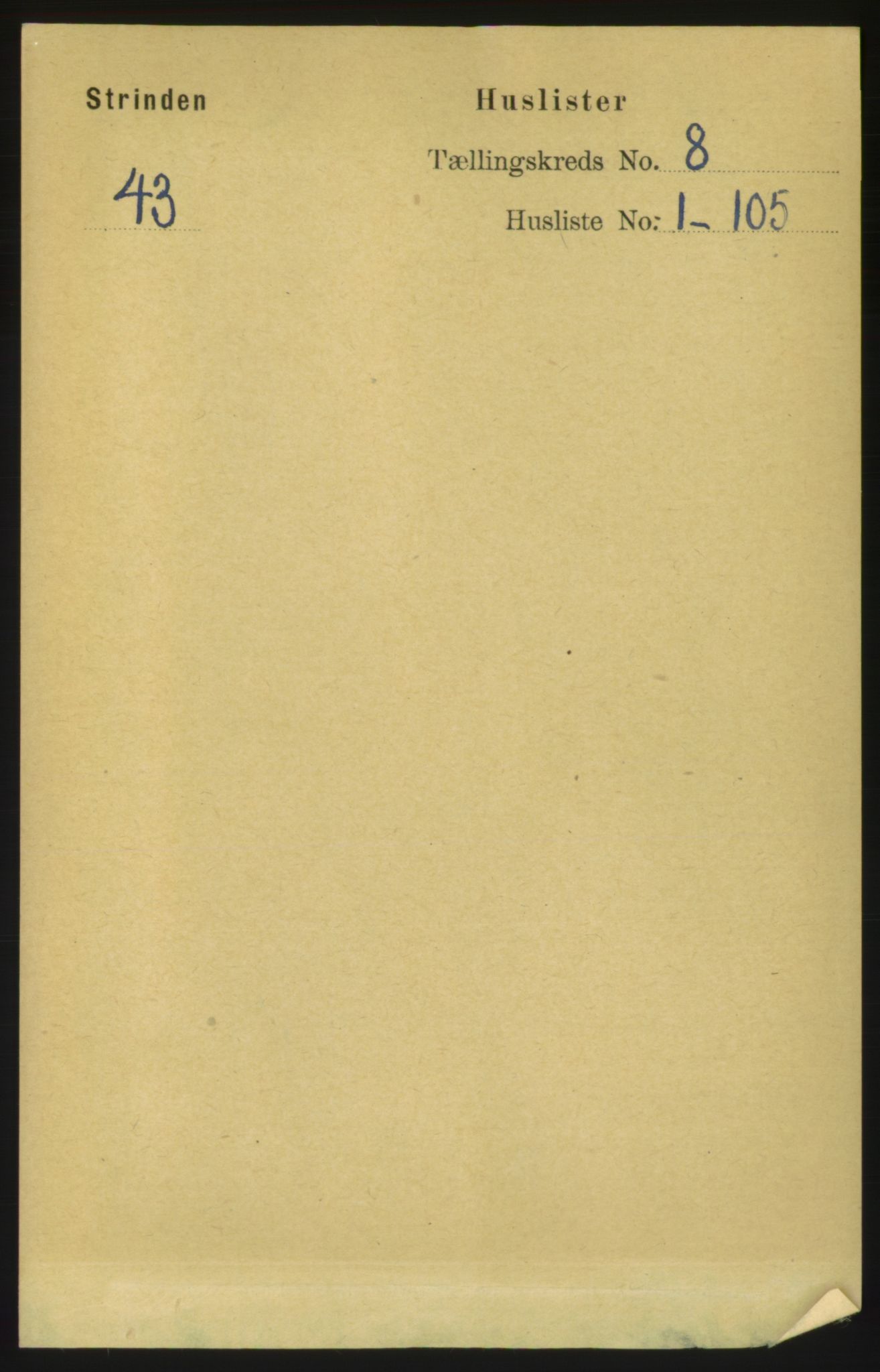 RA, 1891 census for 1660 Strinda, 1891, p. 6971