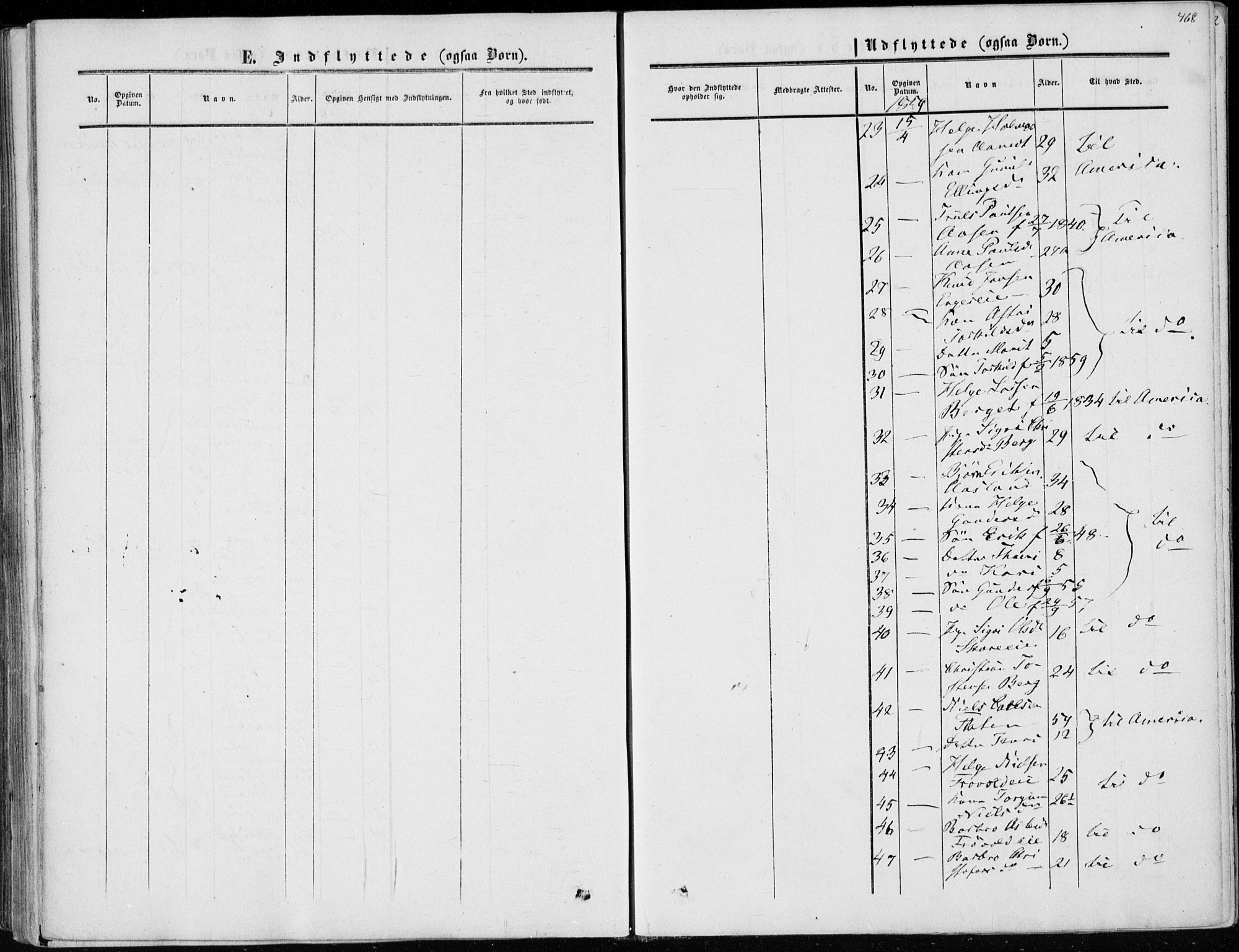 Sigdal kirkebøker, AV/SAKO-A-245/F/Fa/L0008: Parish register (official) no. I 8, 1850-1859, p. 468