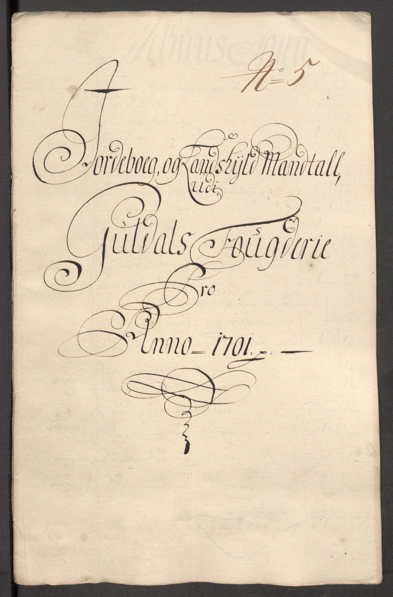 Rentekammeret inntil 1814, Reviderte regnskaper, Fogderegnskap, RA/EA-4092/R60/L3951: Fogderegnskap Orkdal og Gauldal, 1701, p. 241