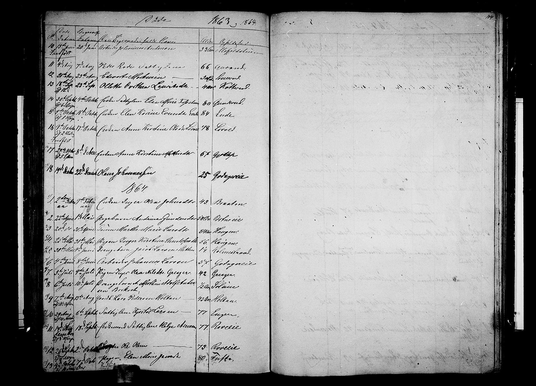 Botne kirkebøker, AV/SAKO-A-340/G/Ga/L0001: Parish register (copy) no. I 1, 1854-1867, p. 103