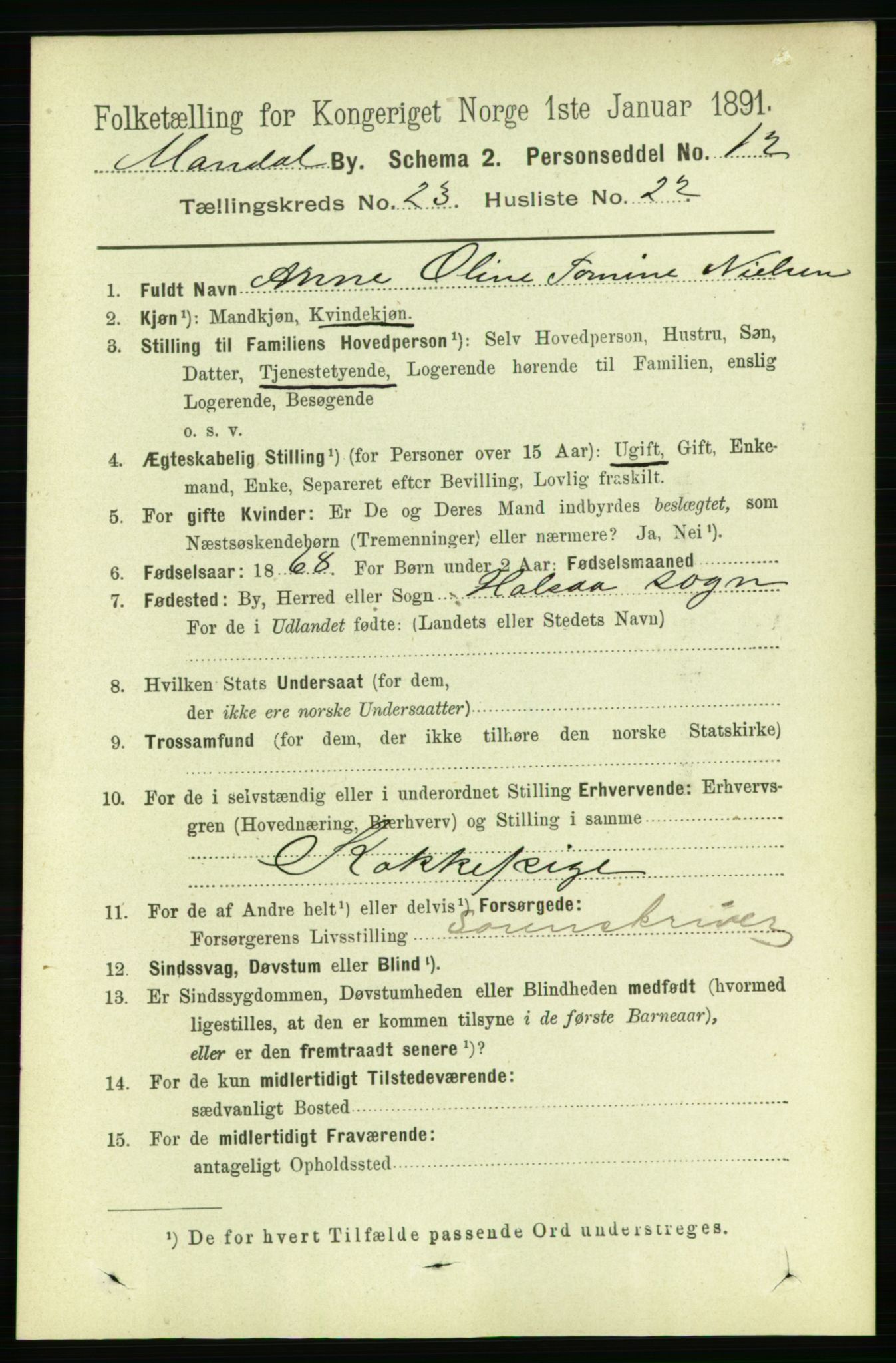 RA, 1891 census for 1002 Mandal, 1891, p. 4429