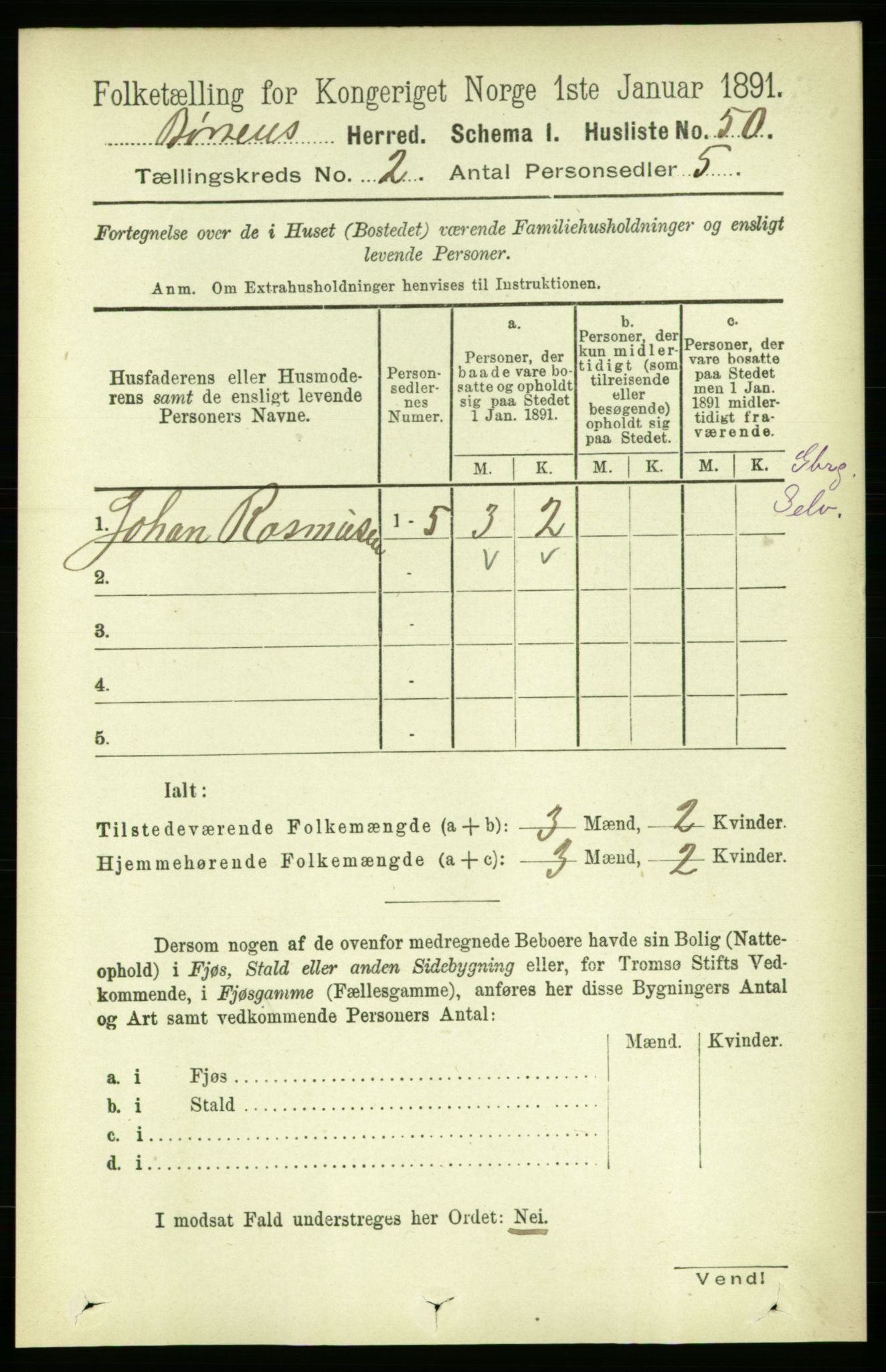 RA, 1891 census for 1658 Børsa, 1891, p. 504