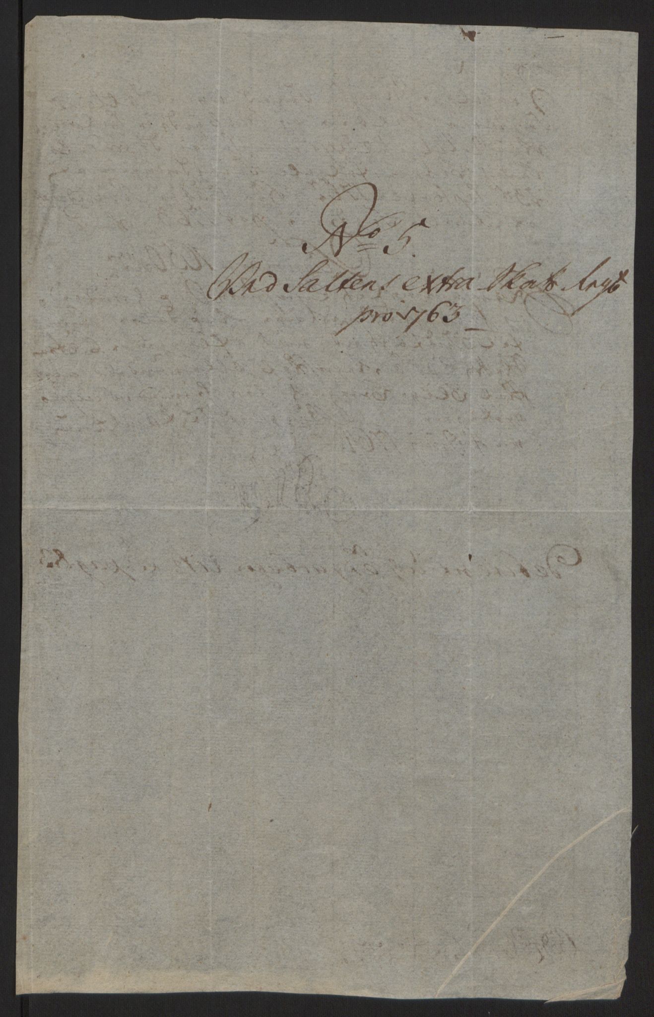 Rentekammeret inntil 1814, Reviderte regnskaper, Fogderegnskap, RA/EA-4092/R66/L4670: Ekstraskatten Salten, 1762-1764, p. 165