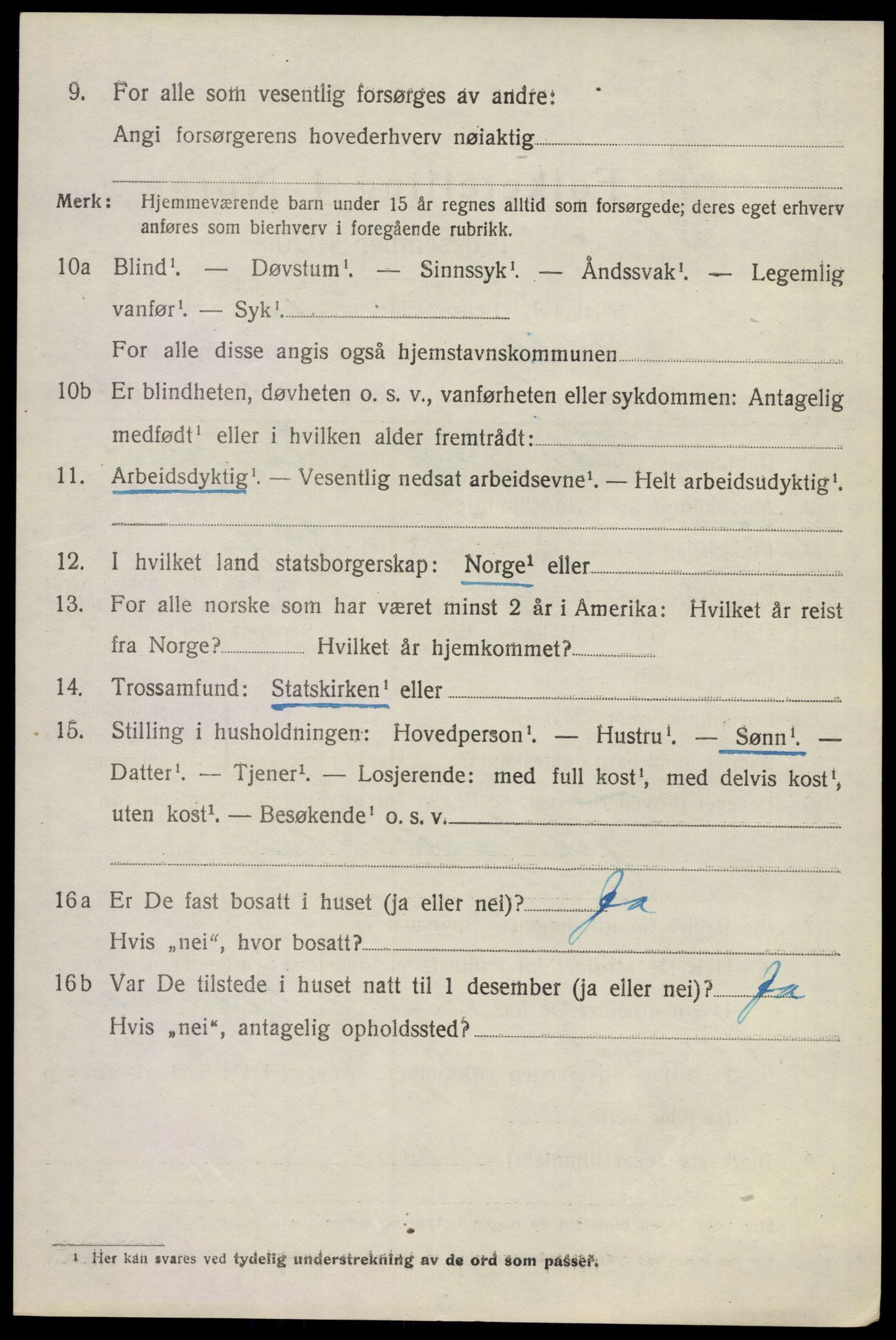 SAKO, 1920 census for Lier, 1920, p. 26097