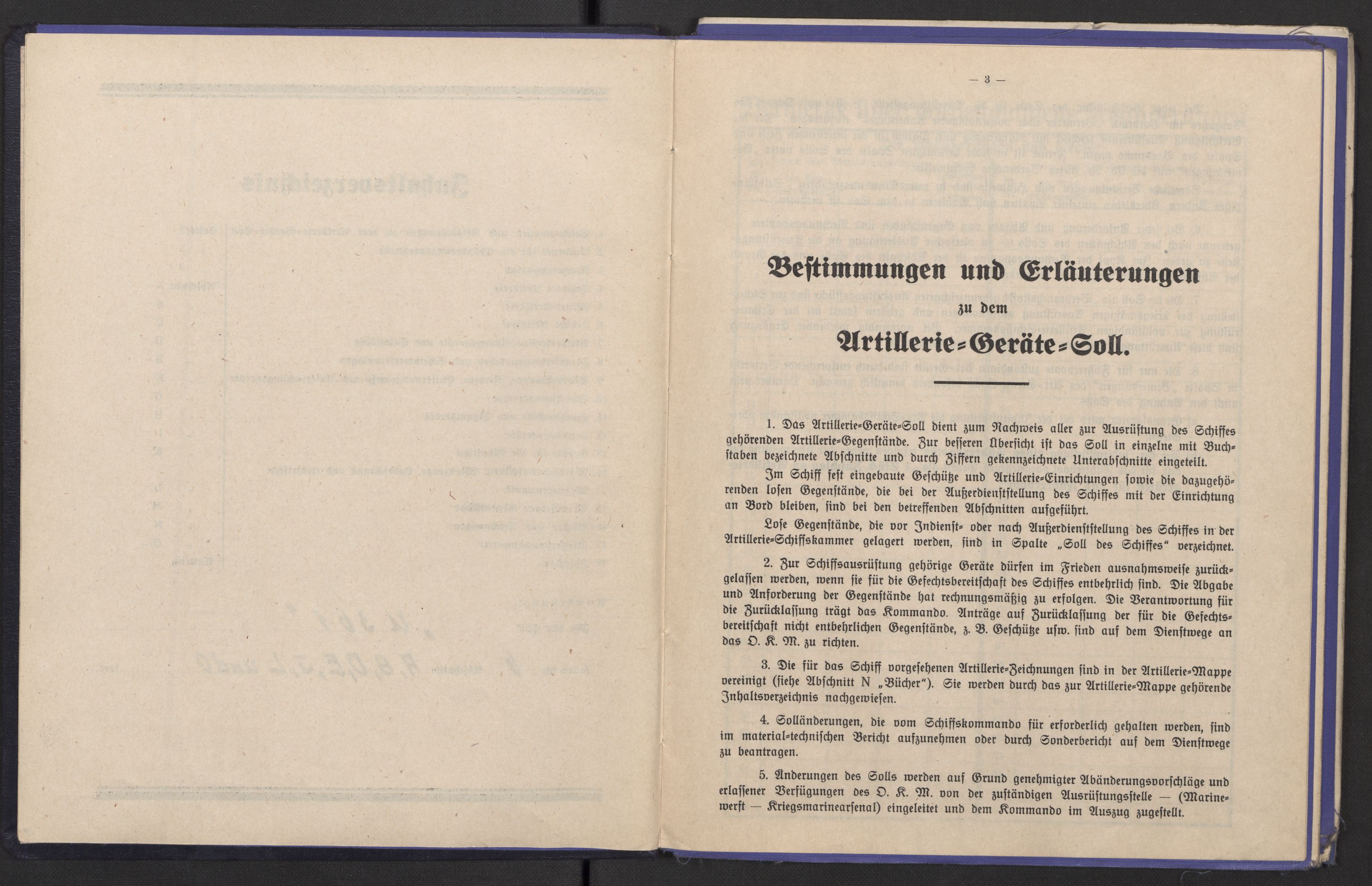 Kriegsmarine Norwegen, Unterseeboote, AV/RA-RAFA-5082/F/L0008/0001: -- / Artillerie-Geräte-Soll, Abschrift, für U-Boote, "U-361", 1940-1945