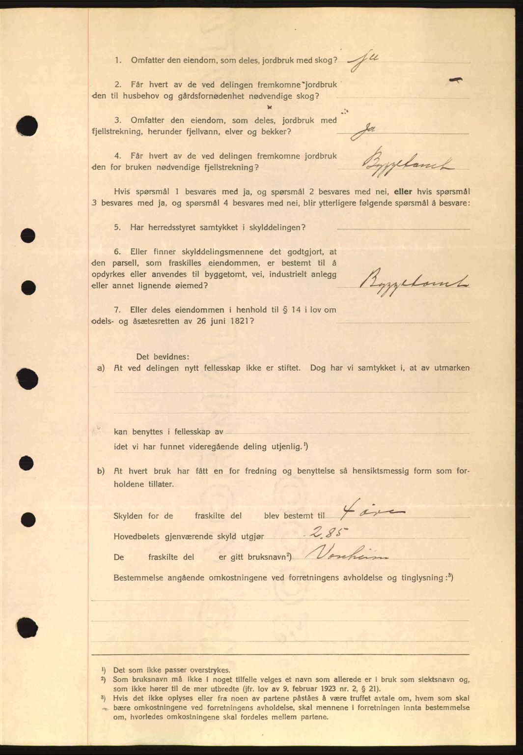 Romsdal sorenskriveri, AV/SAT-A-4149/1/2/2C: Mortgage book no. A1, 1936-1936, Diary no: : 1098/1936