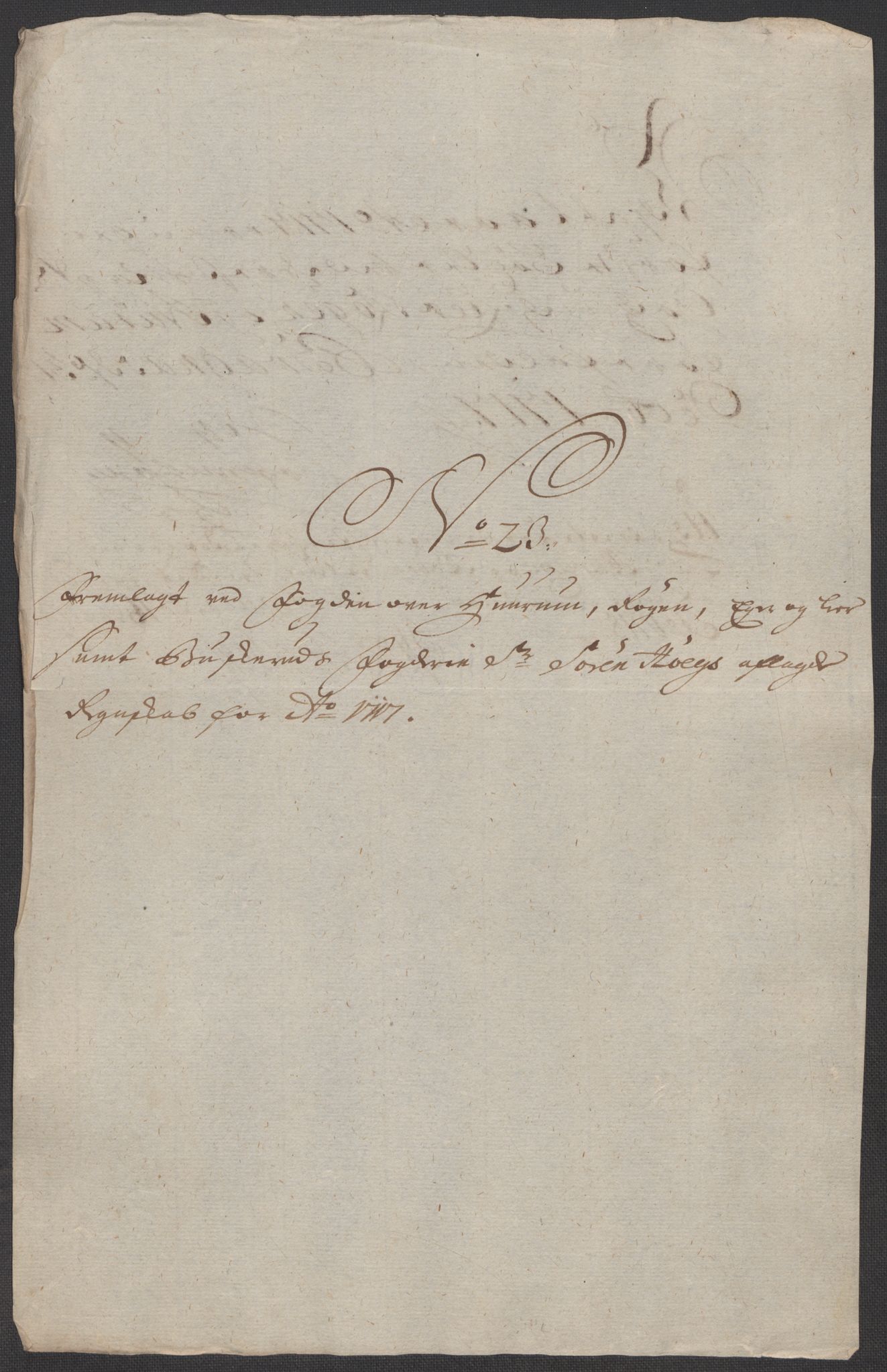 Rentekammeret inntil 1814, Reviderte regnskaper, Fogderegnskap, AV/RA-EA-4092/R31/L1711: Fogderegnskap Hurum, Røyken, Eiker, Lier og Buskerud, 1717, p. 256