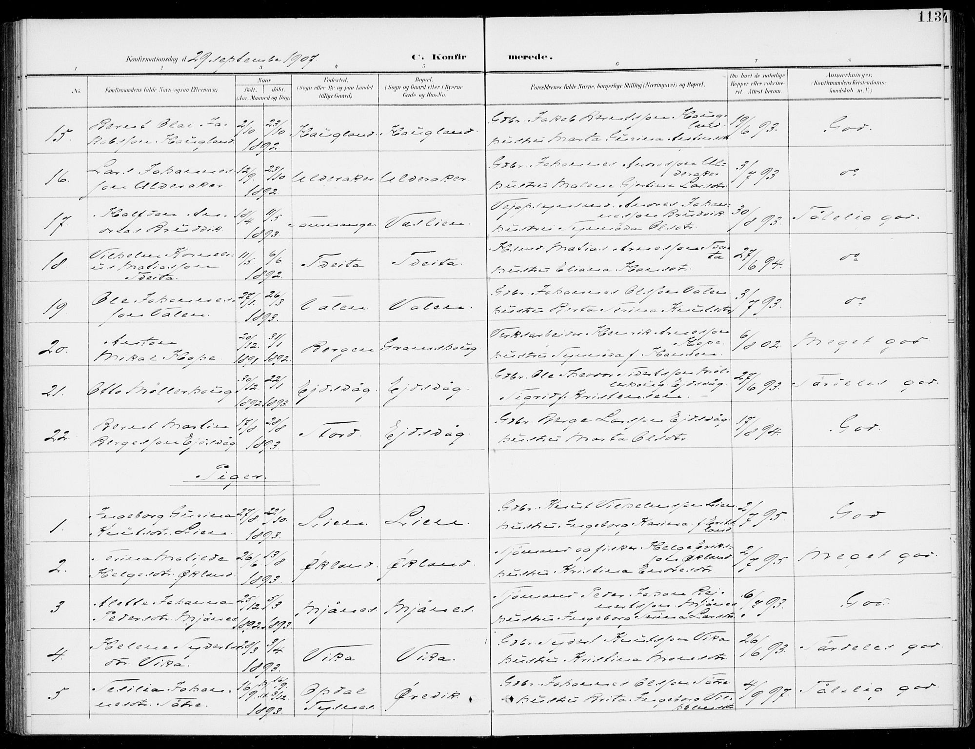 Sveio Sokneprestembete, SAB/A-78501/H/Haa: Parish register (official) no. C 3, 1899-1916, p. 113