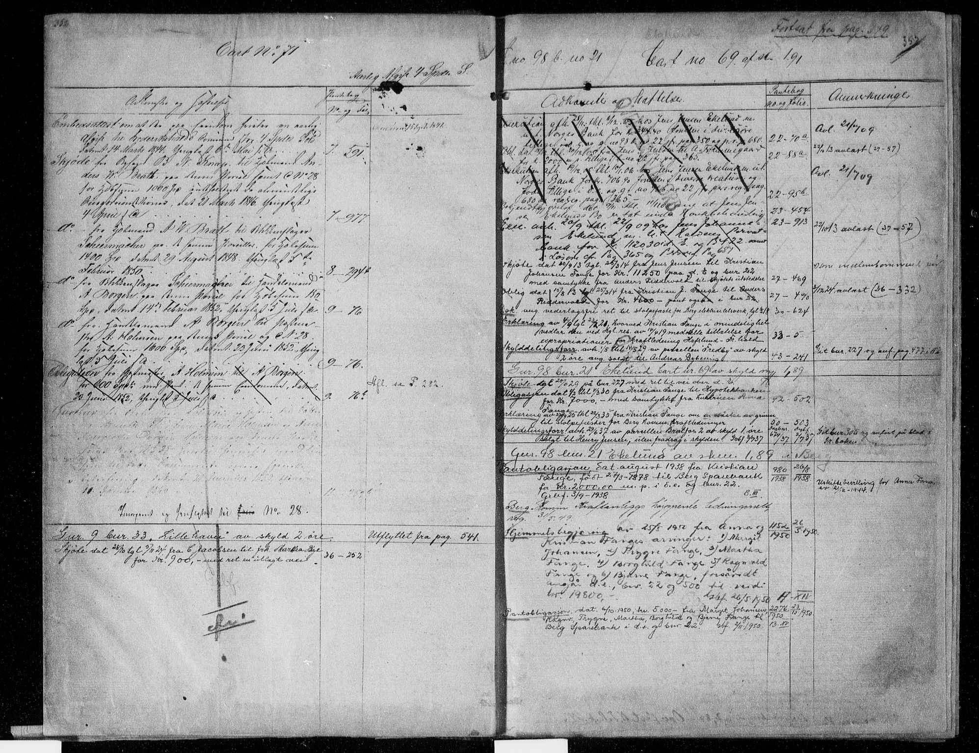 Idd og Marker sorenskriveri, AV/SAO-A-10283/G/Ga/Gac/L0005b: Mortgage register no. II 5b, 1811-1953, p. 352-353