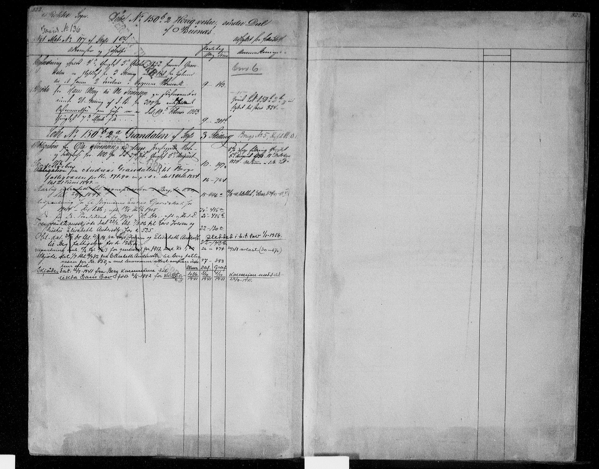 Idd og Marker sorenskriveri, AV/SAO-A-10283/G/Ga/Gac/L0004b: Mortgage register no. II 4b, 1848-1953, p. 822-823