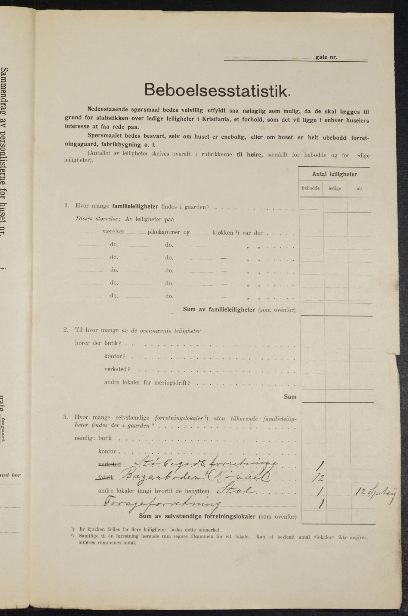 OBA, Municipal Census 1914 for Kristiania, 1914, p. 104191