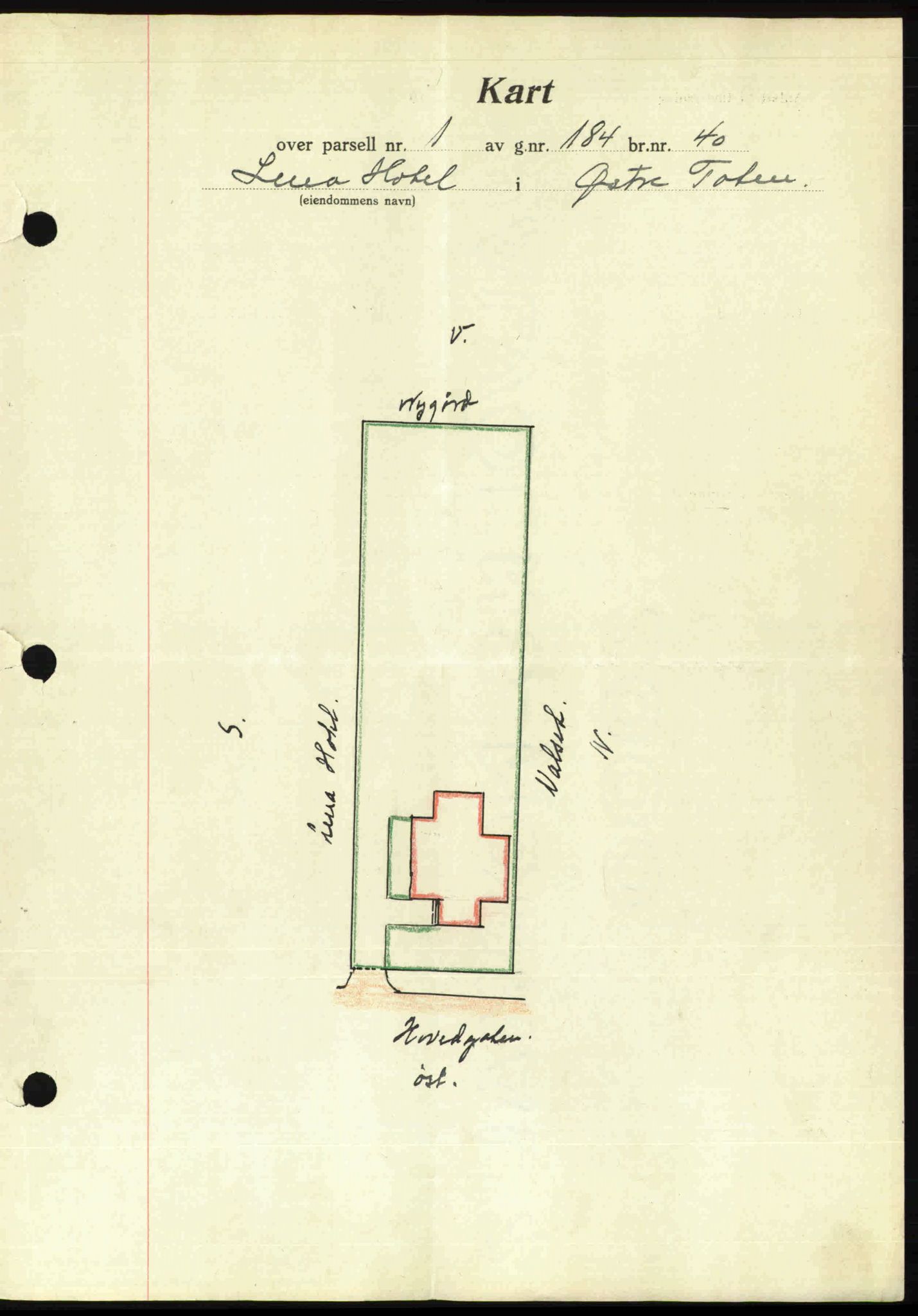 Toten tingrett, SAH/TING-006/H/Hb/Hbc/L0003: Mortgage book no. Hbc-03, 1937-1938, Diary no: : 2863/1937