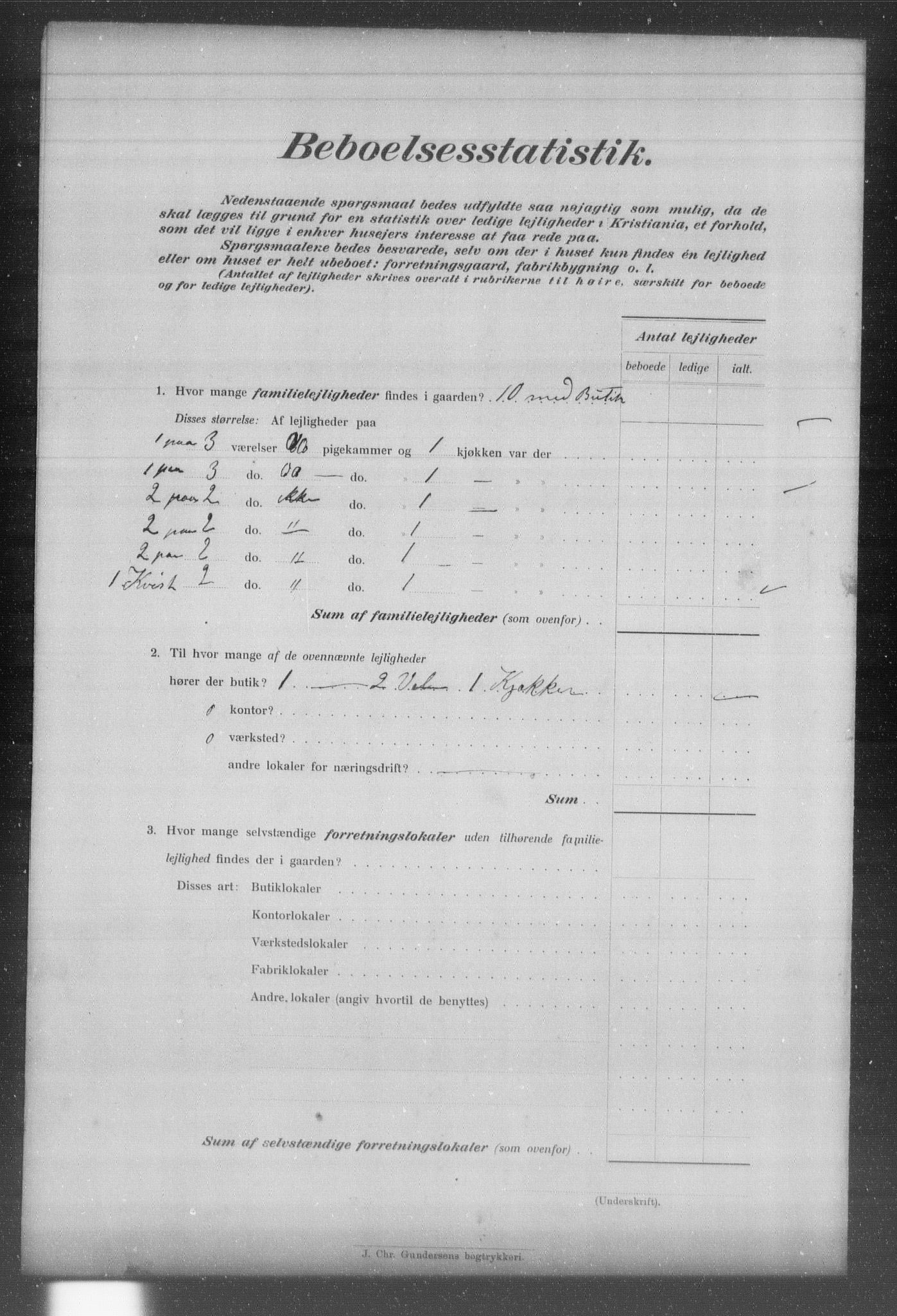 OBA, Municipal Census 1903 for Kristiania, 1903, p. 14121